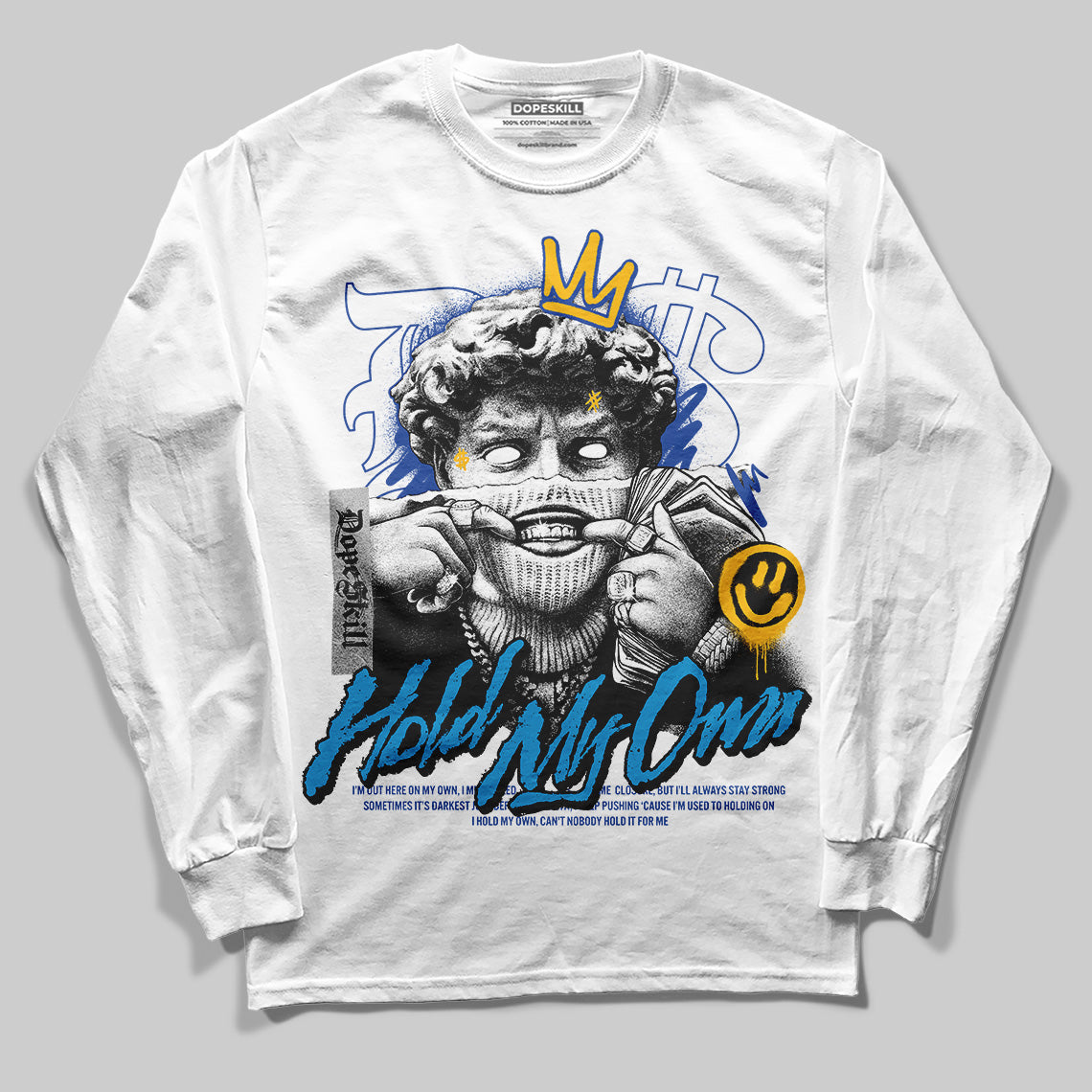 Royal Blue Collection DopeSkill Long Sleeve T-Shirt In My Way Graphic