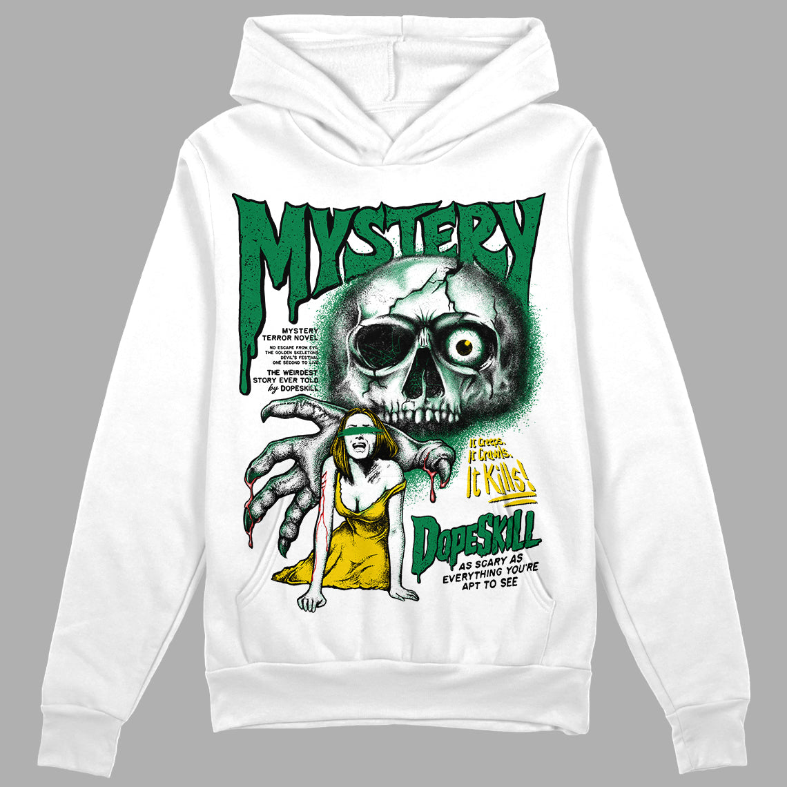 Lucky Green 5s DopeSkill Hoodie Sweatshirt Mystery Ghostly Grasp Graphic