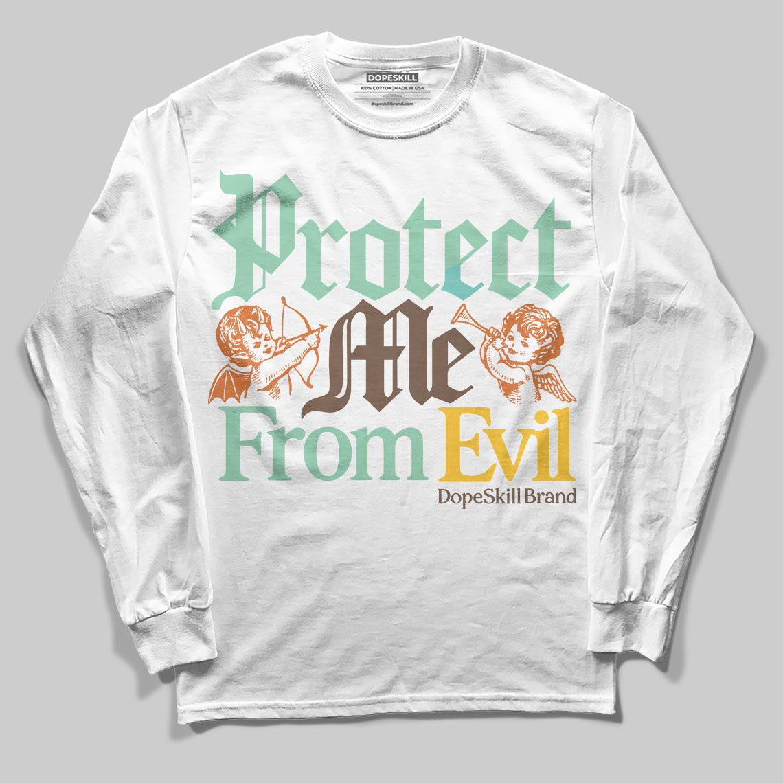 SB Dunk “Rodeo” DopeSkill Long Sleeve T-Shirt Protect Me From Evil Graphic