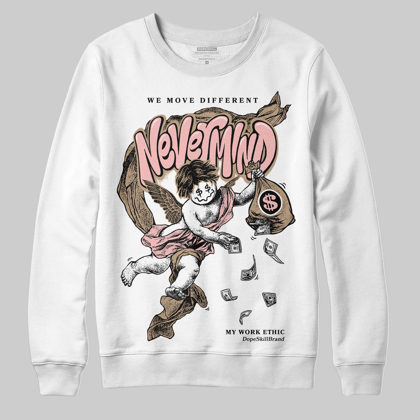 AIR FORCE 1 LINEN DopeSkill Sweatshirt Nevermind Graphic