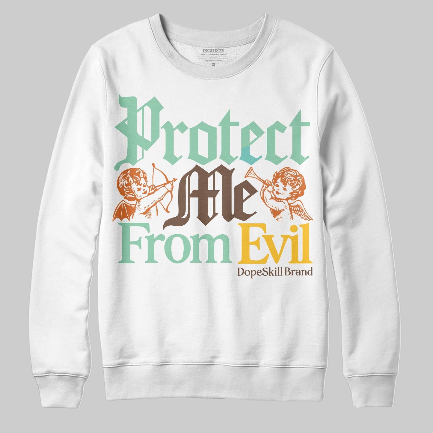 SB Dunk “Rodeo” DopeSkill Sweatshirt Protect Me From Evil Graphic