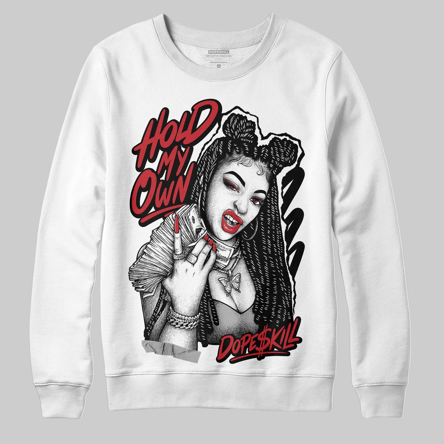 Bred 11s DopeSkill Sweatshirt New H.M.O Graphic
