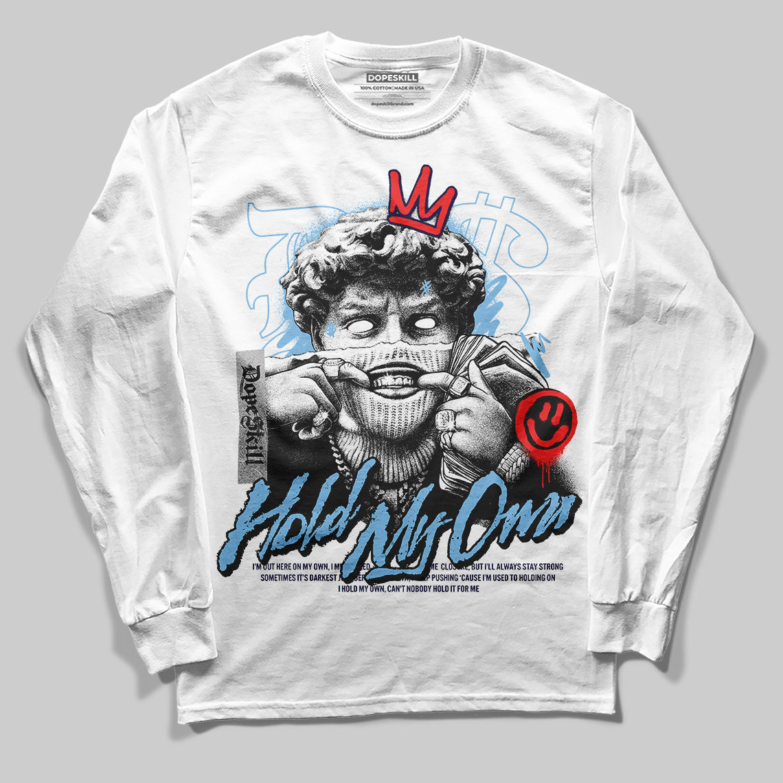 University Blue Collection DopeSkill Long Sleeve T-Shirt In My Way Graphic