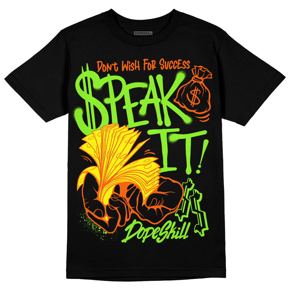 Neon Green Collection DopeSkill T-Shirt Speak It Graphic