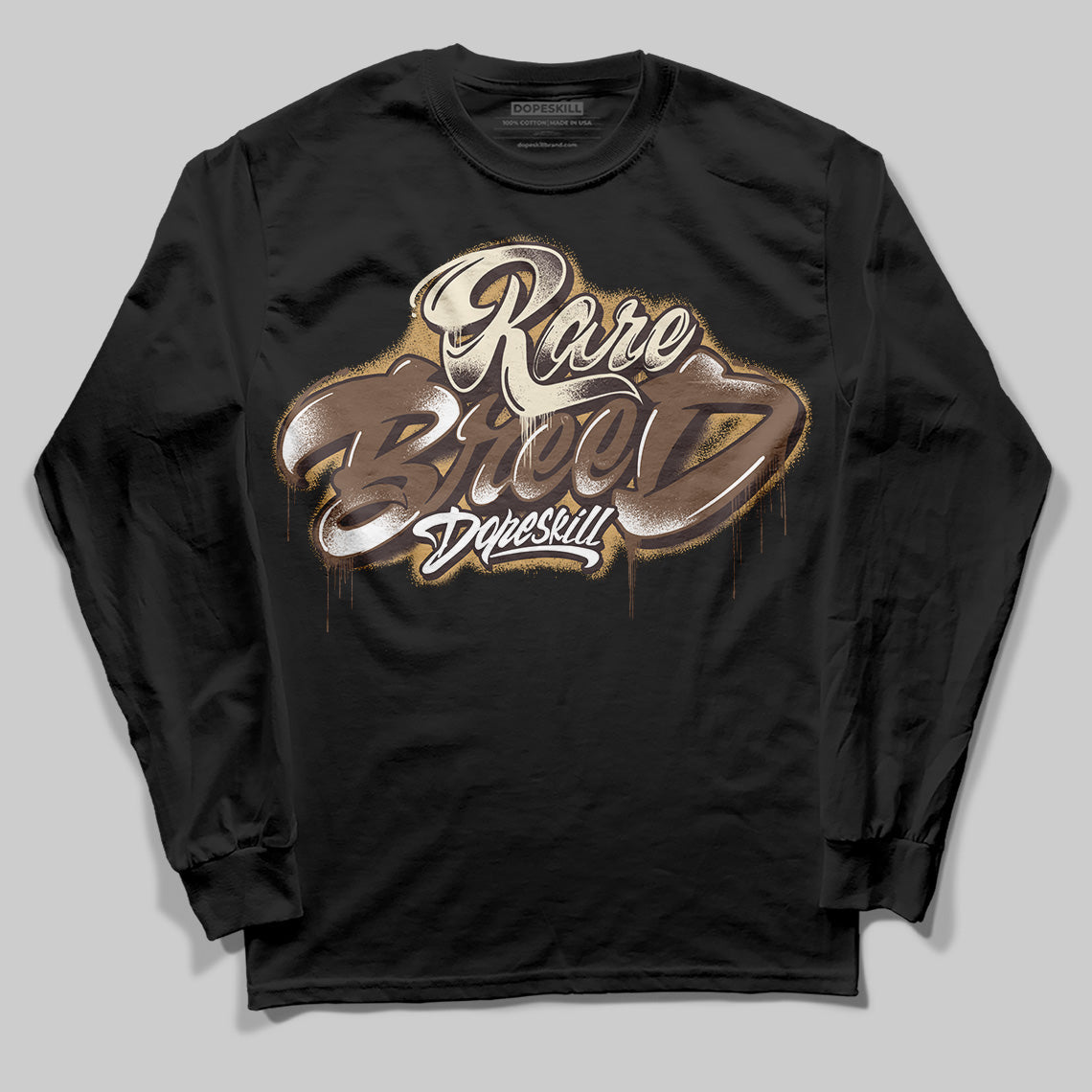 Earth 5s DopeSkill Long Sleeve T-Shirt Rare Breed Type Graphic