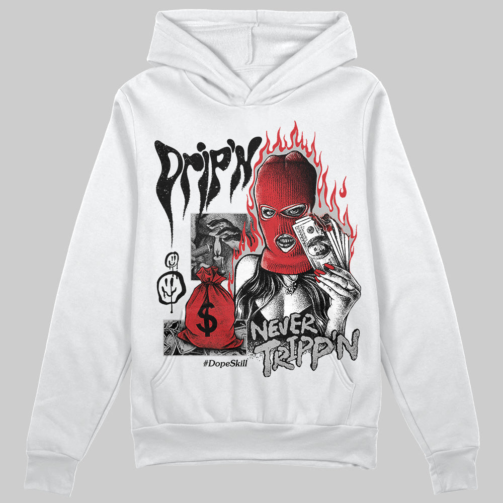 Black Cement 3s DopeSkill Hoodie Sweatshirt Drip'n Never Tripp'n Graphic