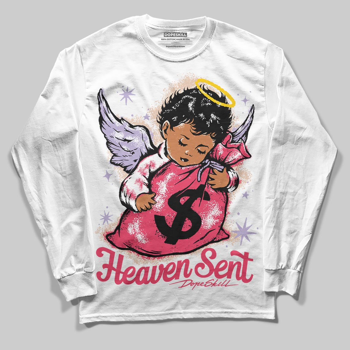 Peanut Butter Jelly 5s DopeSkill Long Sleeve T-Shirt Heaven Sent Graphic