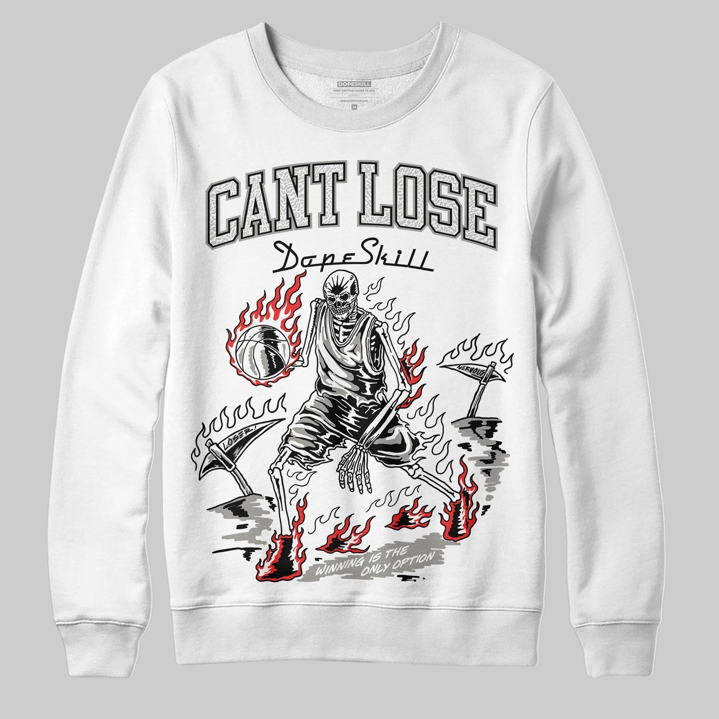 Pure Money 3s DopeSkill Sweatshirt Cant Lose Graphic