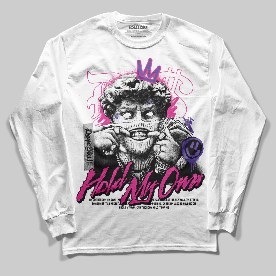 Dunk Active Fuchsia DopeSkill Long Sleeve T-Shirt In My Way Graphic