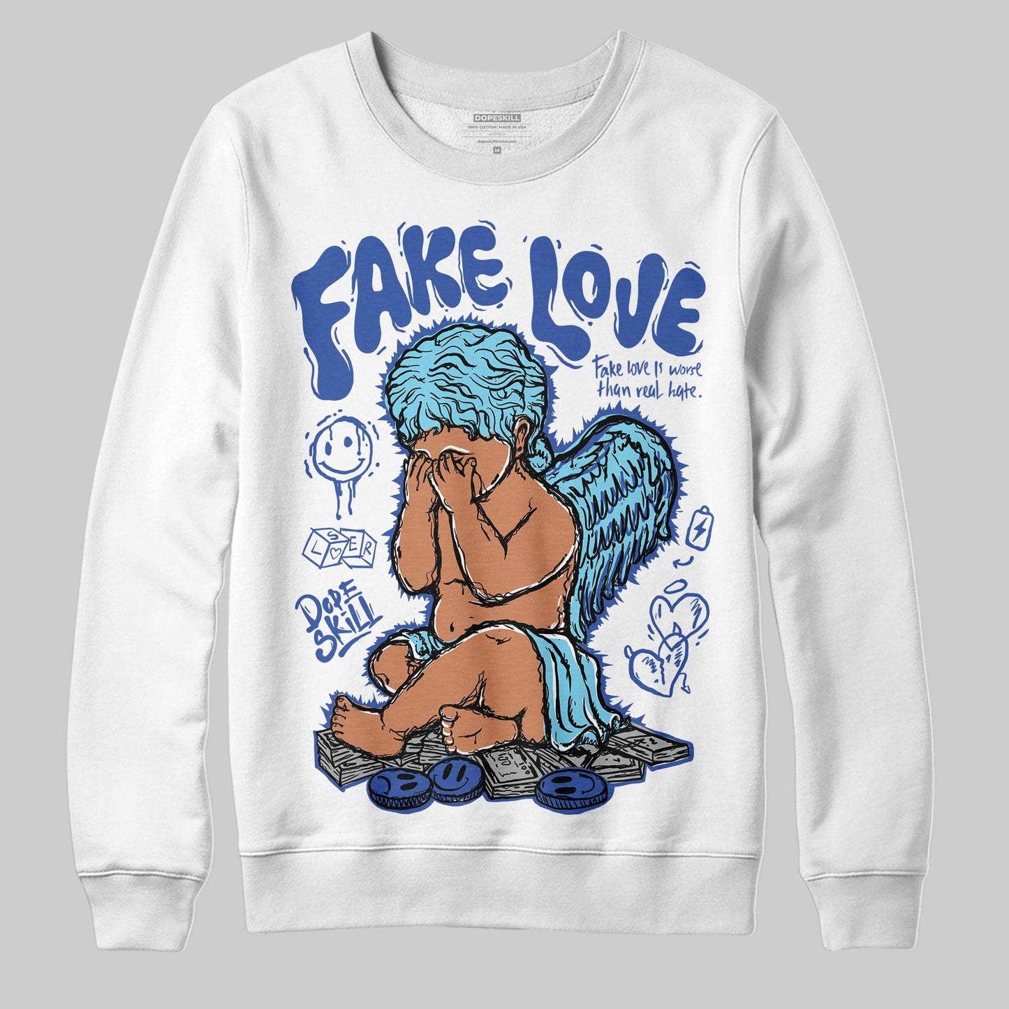 SB Dunk Argon DopeSkill Sweatshirt False Love Graphic