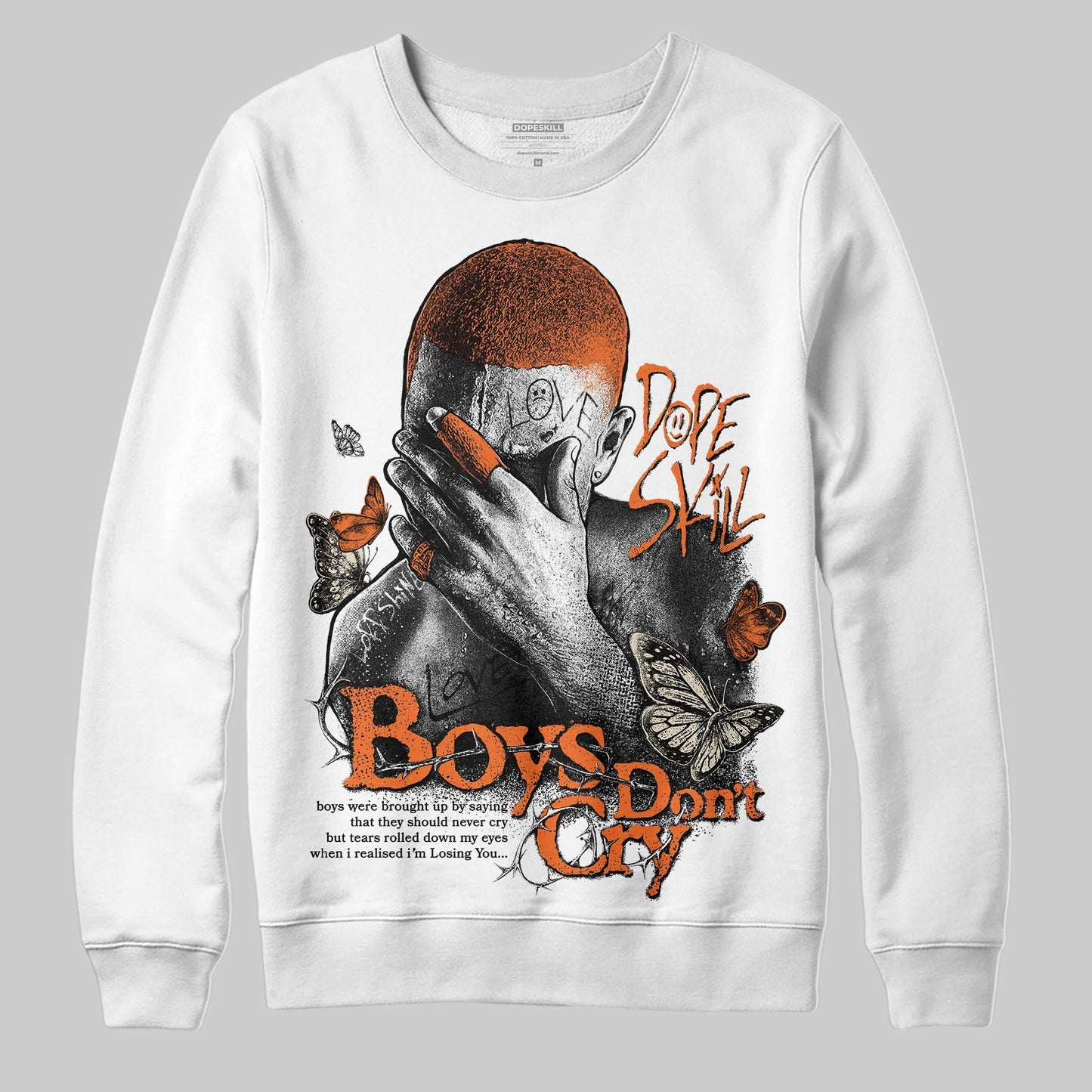Starfish 3s DopeSkill Sweatshirt Boys Don't Cry Graphic