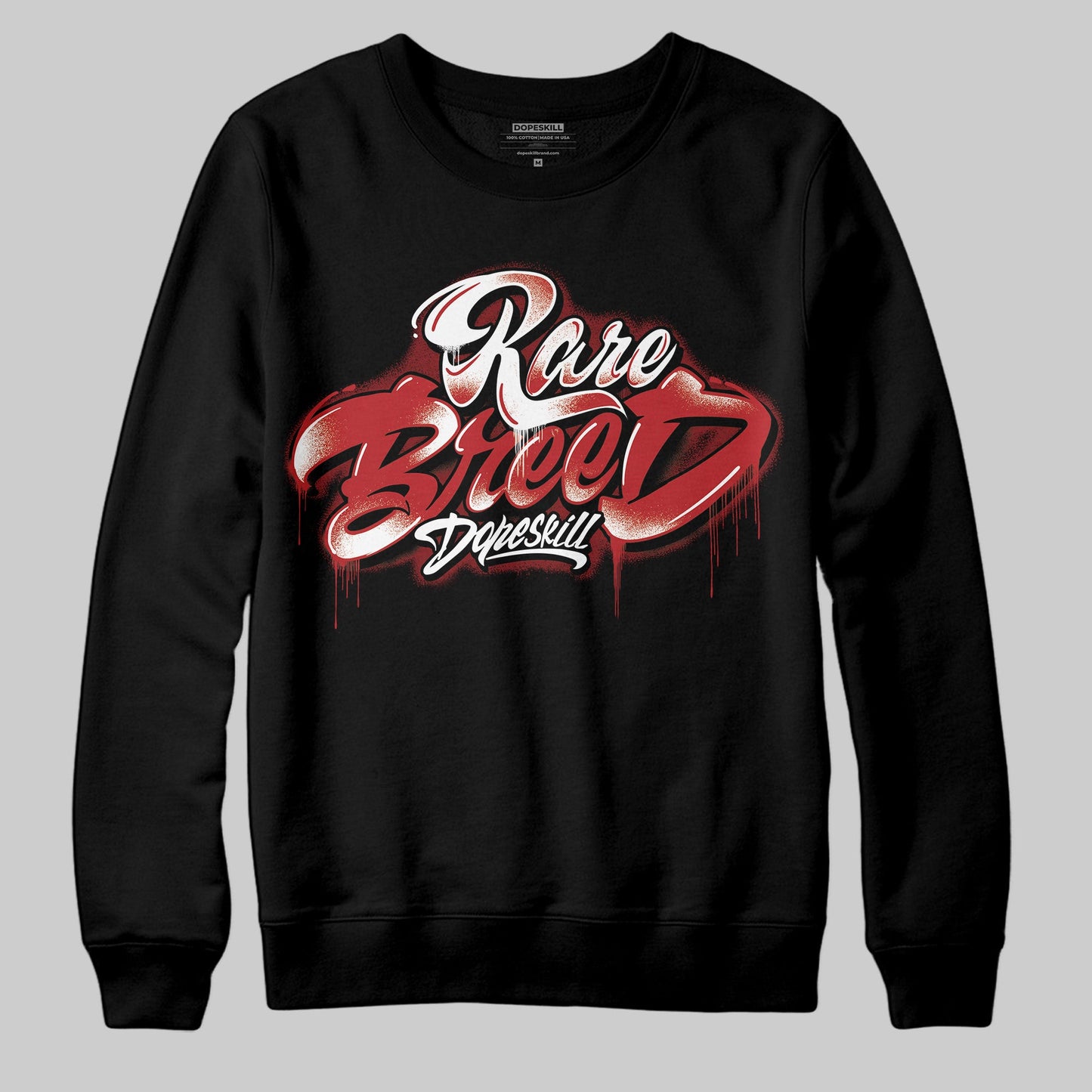 Flu Game 12s DopeSkill Sweatshirt Rare Breed Type Graphic
