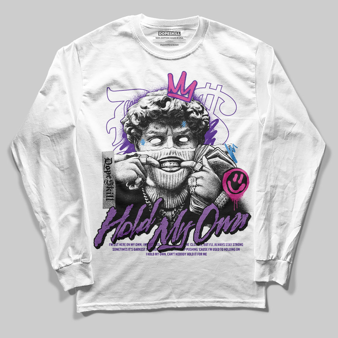 PURPLE Collection DopeSkill Long Sleeve T-Shirt In My Way Graphic
