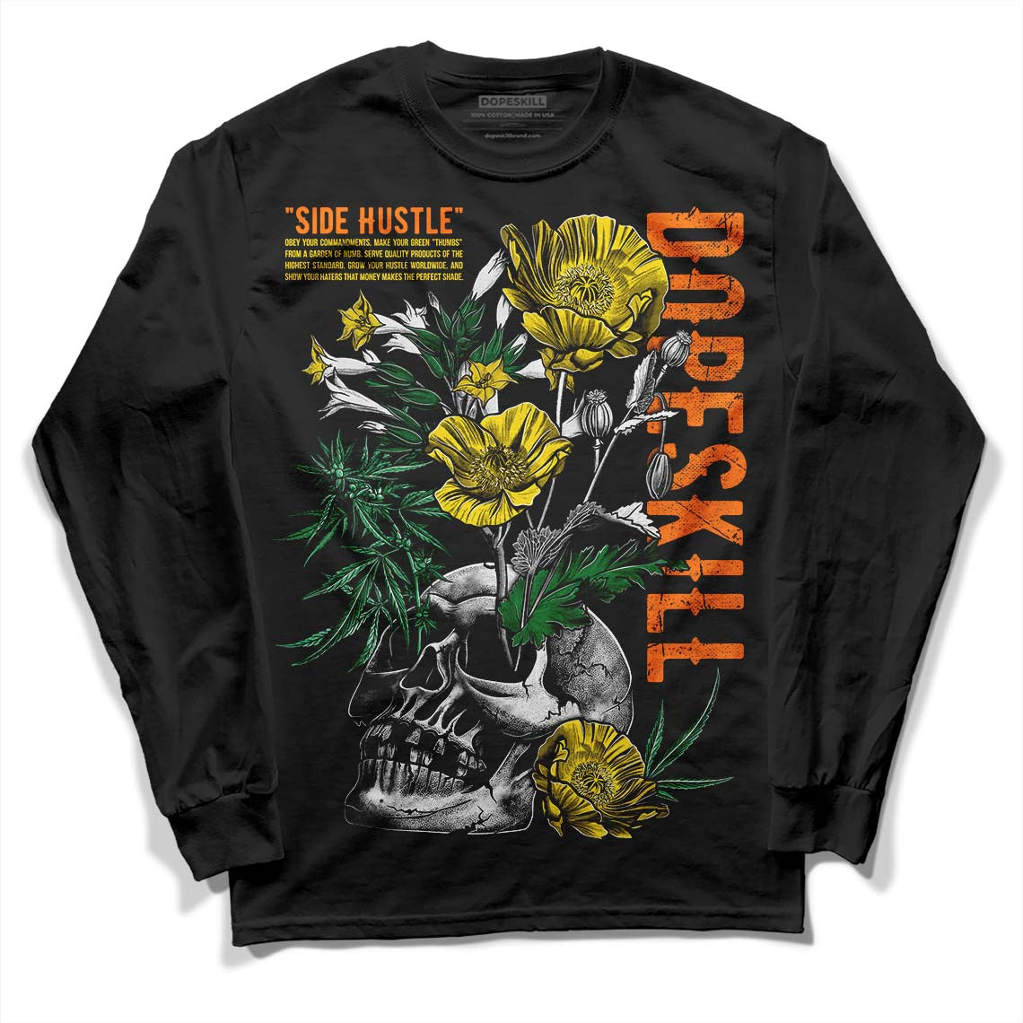Dunk Low Reverse Brazil DopeSkill Long Sleeve T-Shirt Side Hustle Graphic