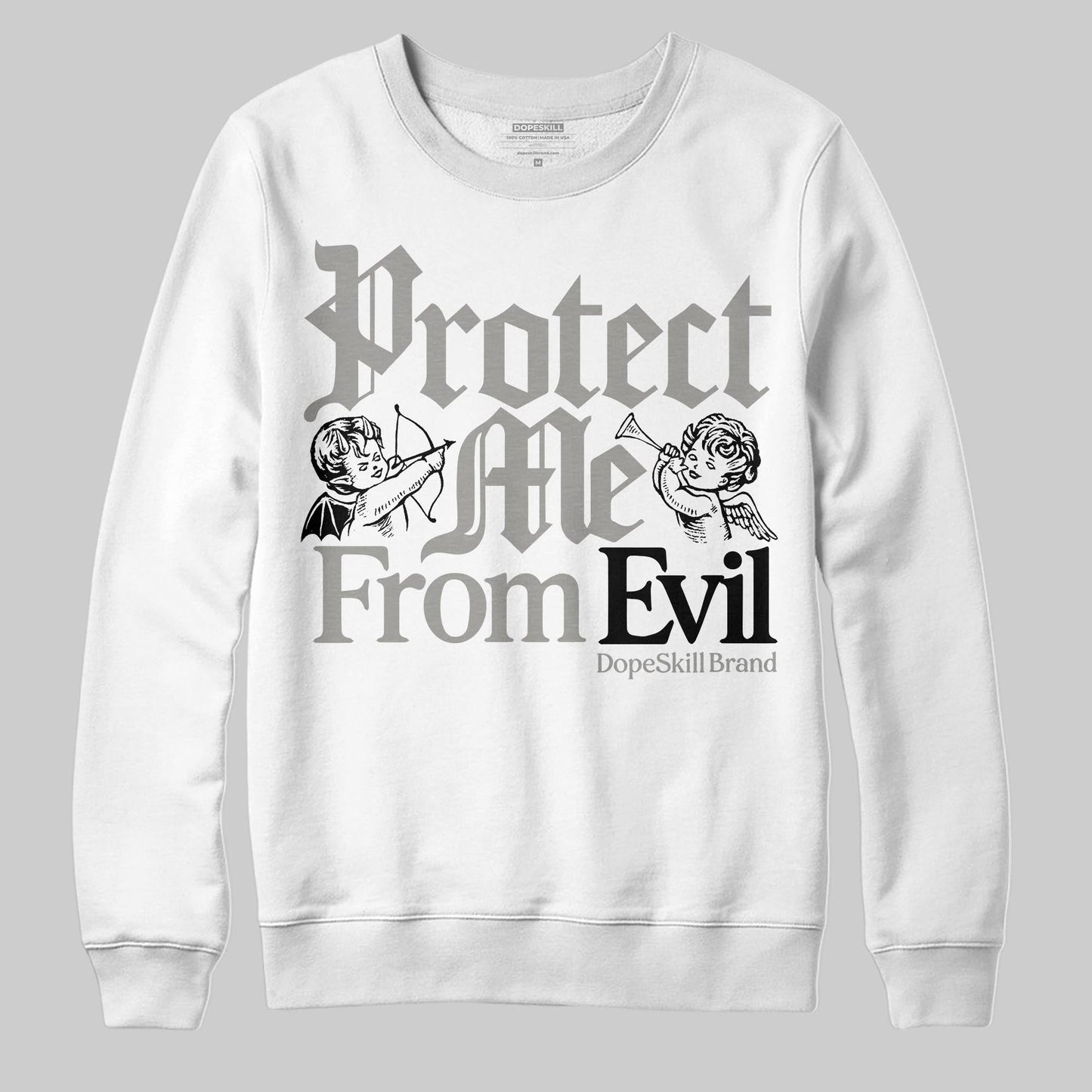 Pure Money 3s DopeSkill Sweatshirt Protect Me From Evil Graphic