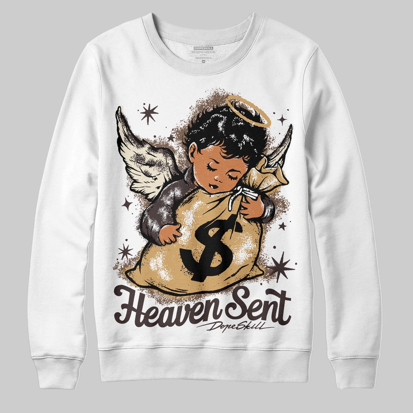 Earth 5s DopeSkill Sweatshirt Heaven Sent Graphic