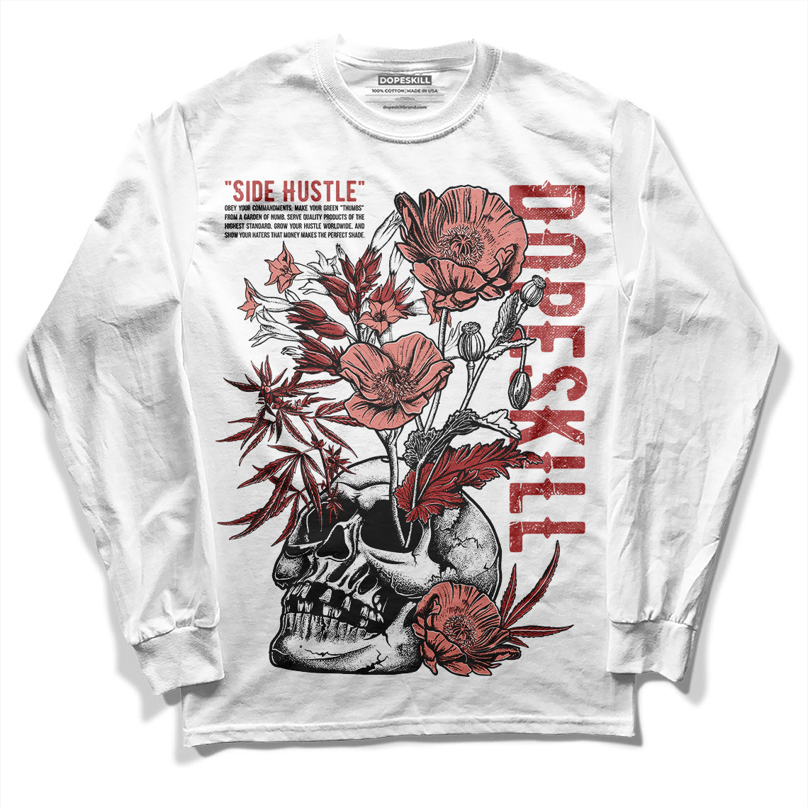 Dune Red 13s DopeSkill Long Sleeve T-Shirt Side Hustle Graphic