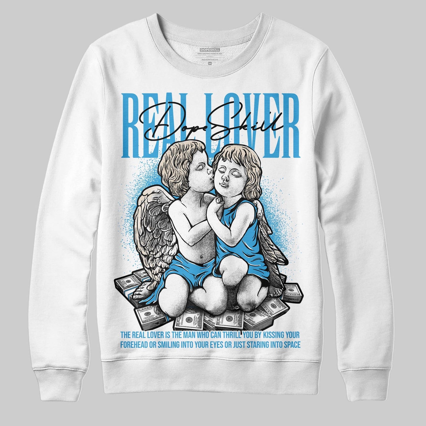 UNC Reimagined 1s DopeSkill Sweatshirt Real Lover Graphic