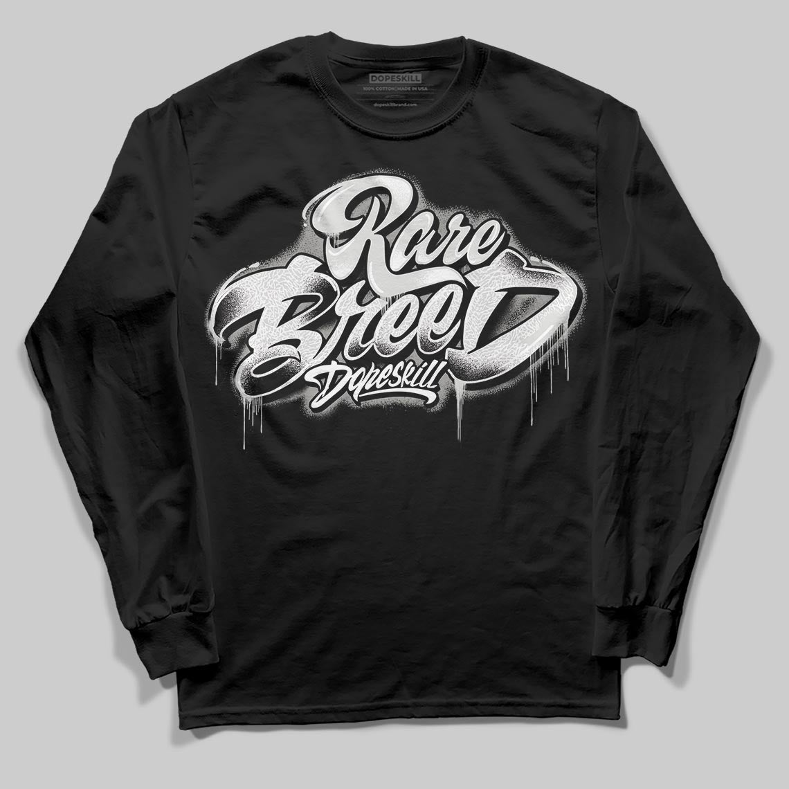 Pure Money 3s DopeSkill Long Sleeve T-Shirt Rare Breed Type Graphic