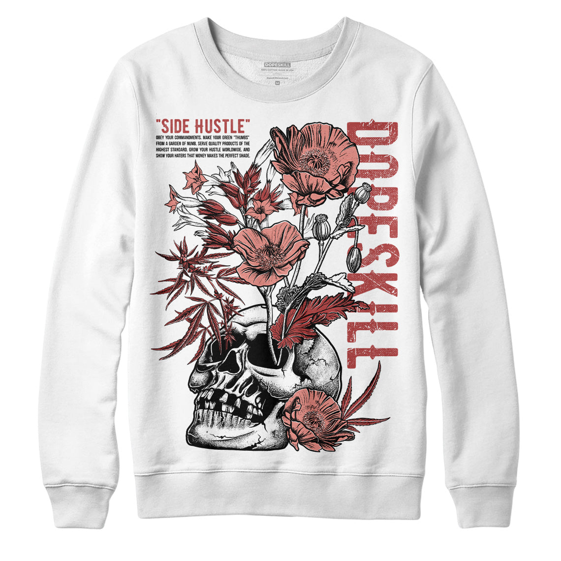 Dune Red 13s DopeSkill Sweatshirt Side Hustle Graphic