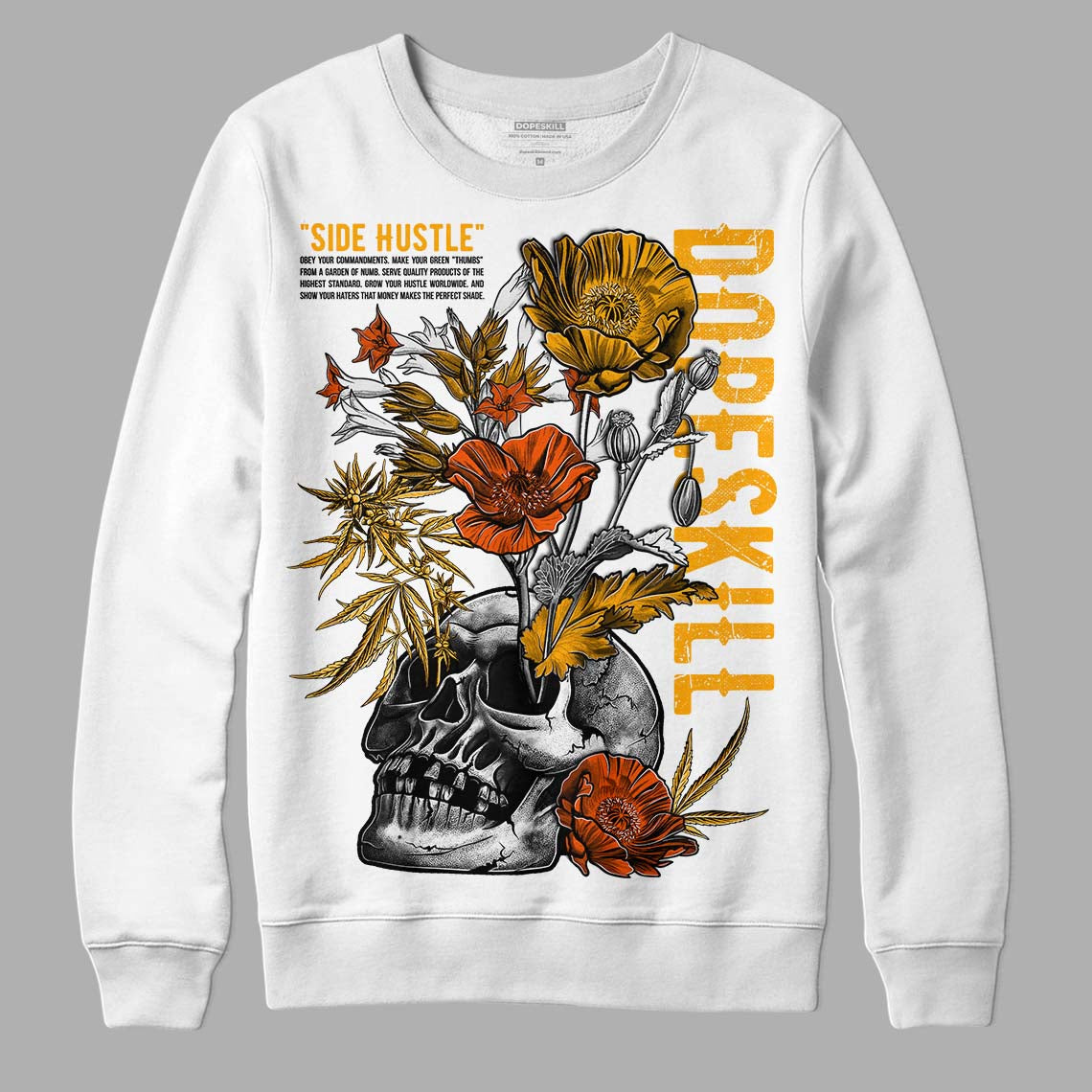 Black Taxi 12s DopeSkill Sweatshirt Side Hustle Graphic