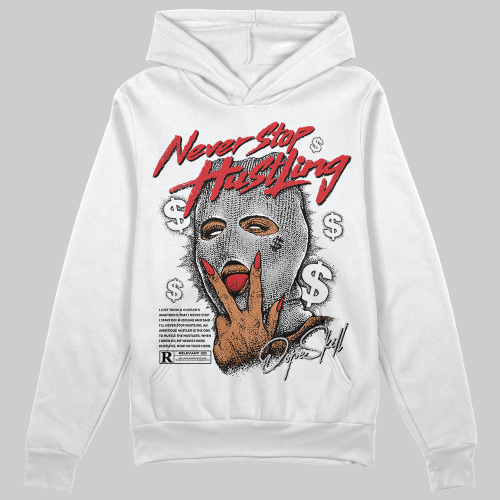 Black Cement 3s DopeSkill Hoodie Sweatshirt Never Stop Hustling Graphic