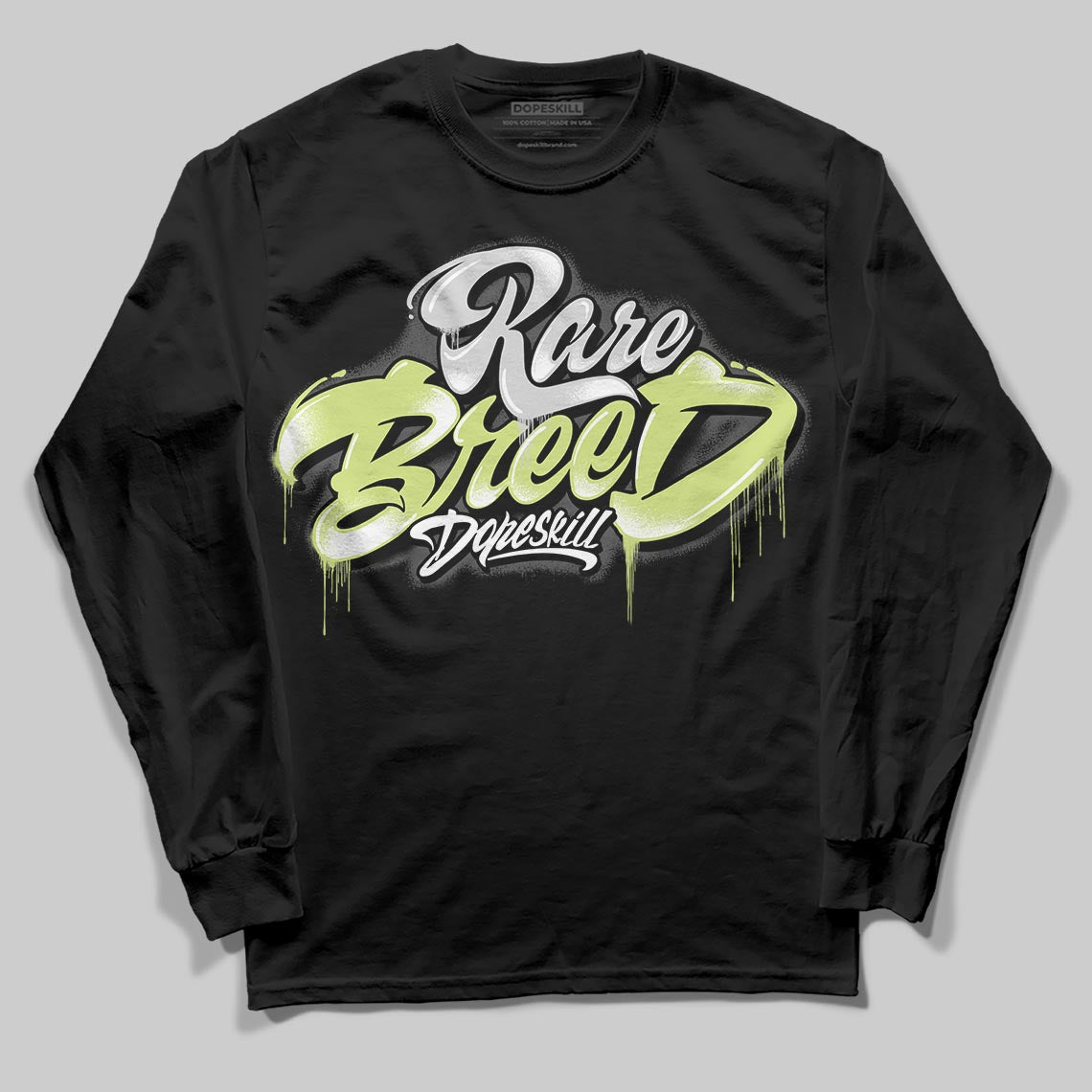 Light Lemon Twist 4s DopeSkill Long Sleeve T-Shirt Rare Breed Type Graphic