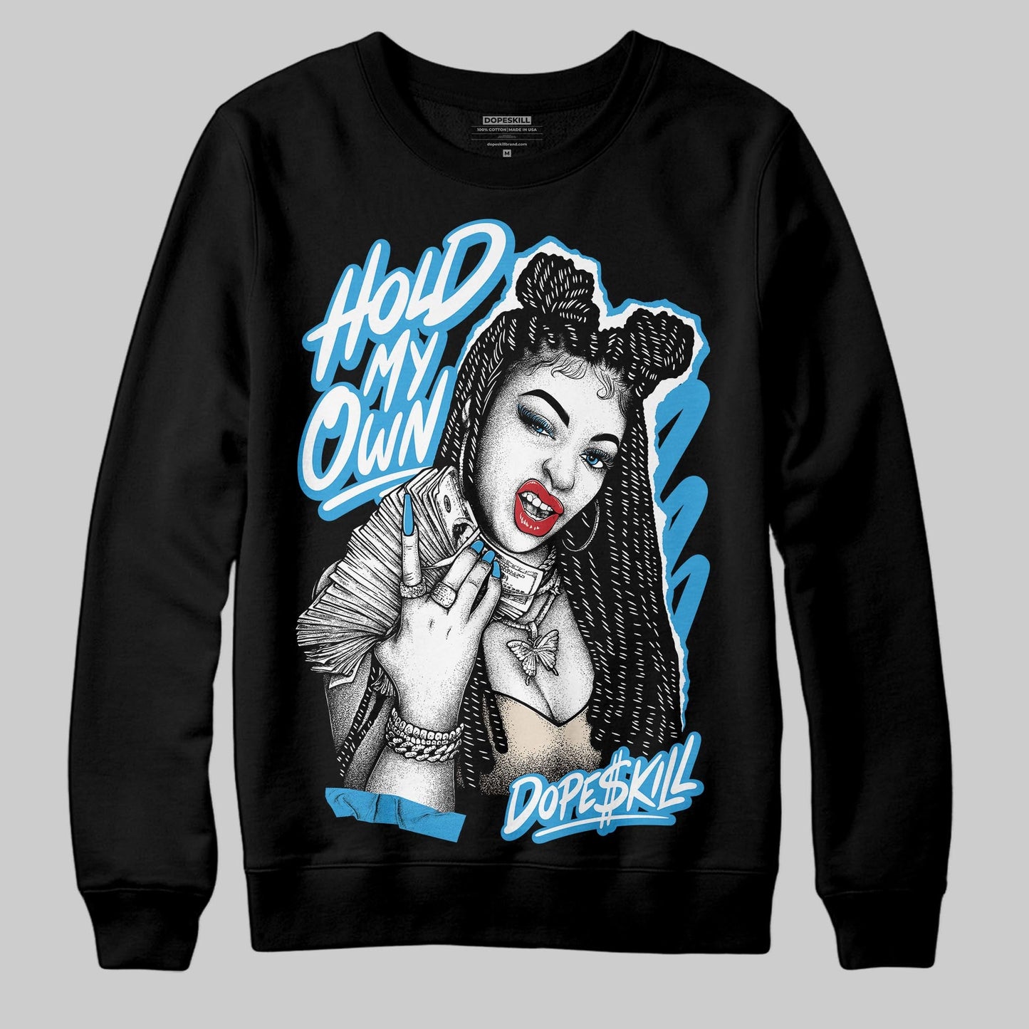 UNC Reimagined 1s DopeSkill Sweatshirt New H.M.O Graphic