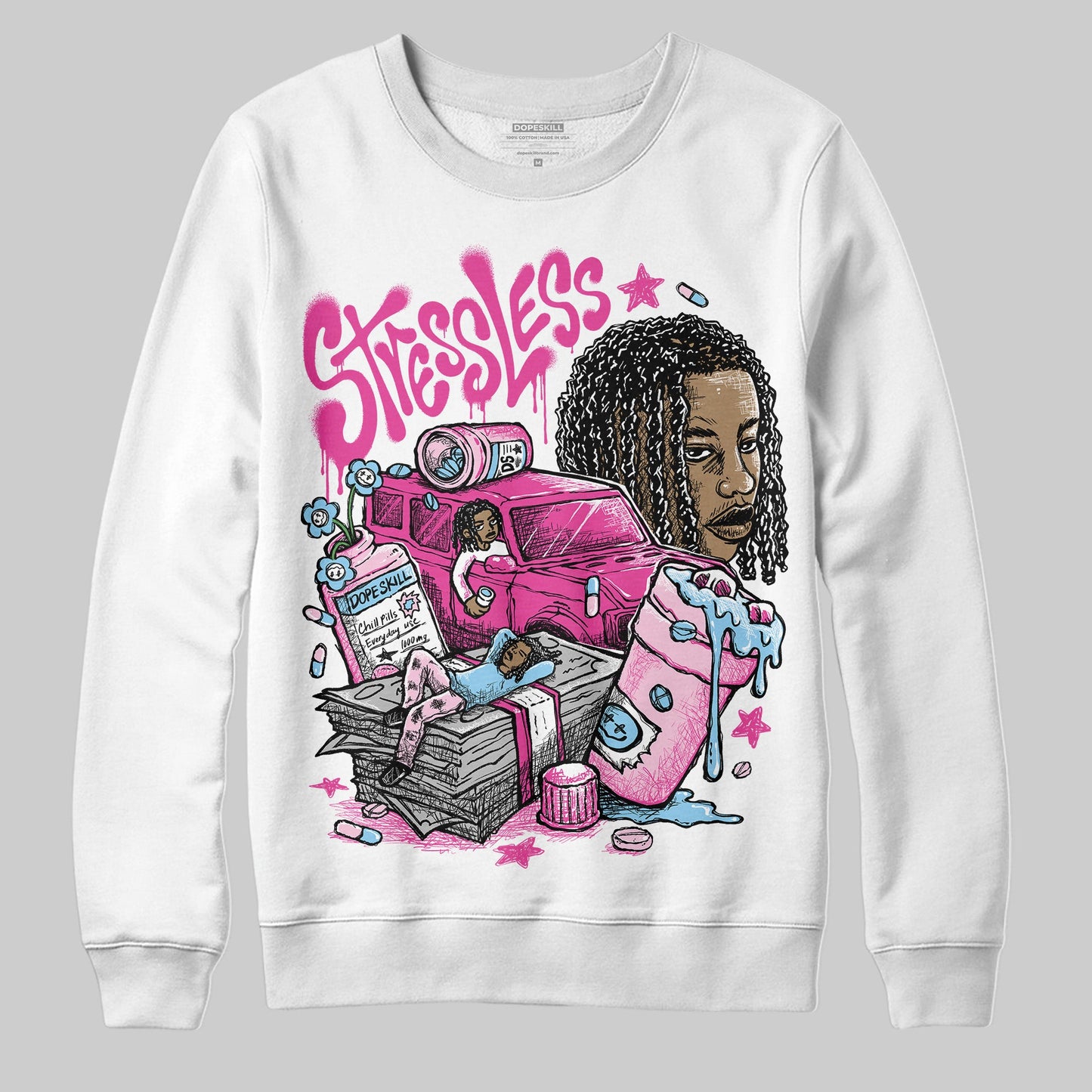 Doernbecher 6s DopeSkill Sweatshirt Stressless Graphic
