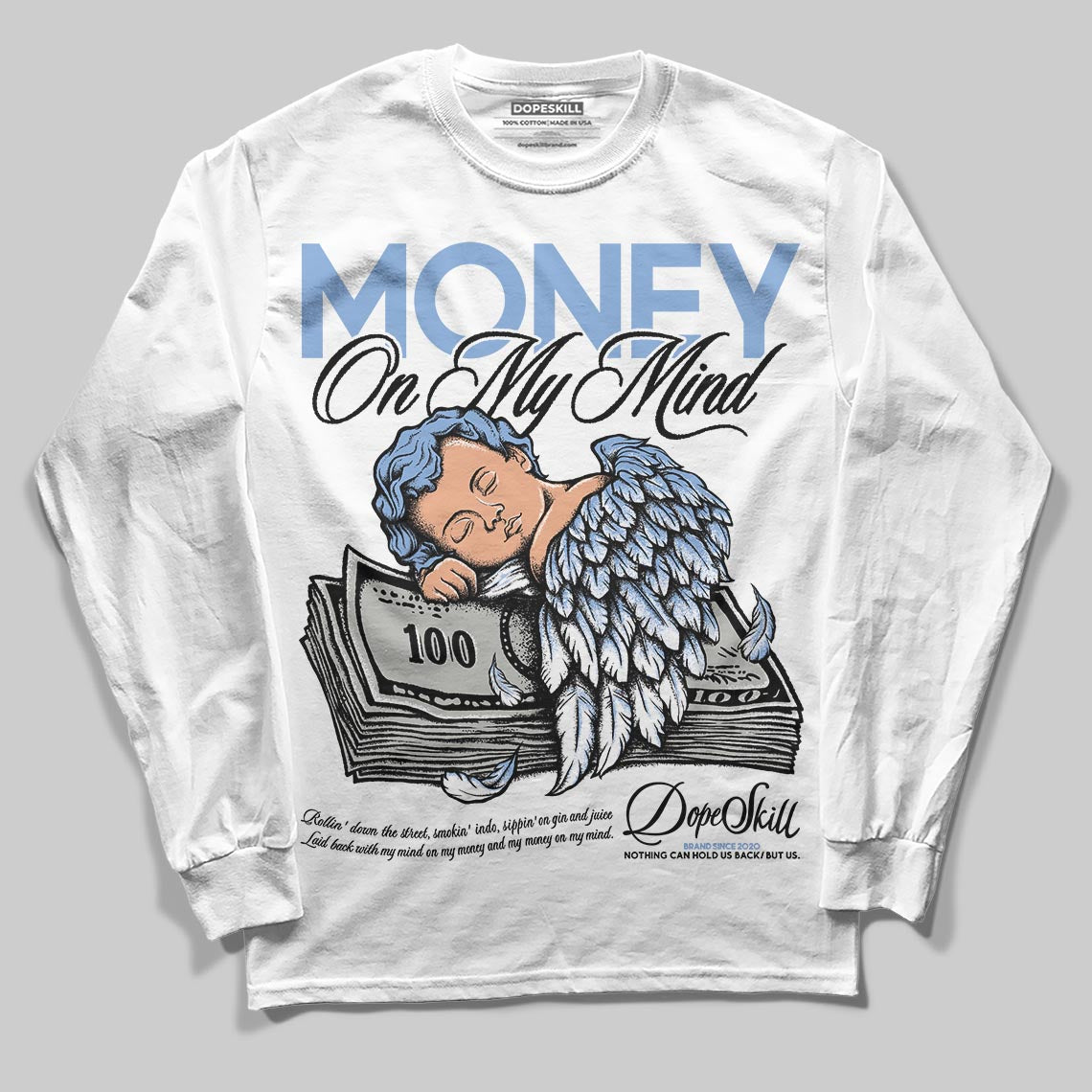 Forget Me Not 4s DopeSkill Long Sleeve T-Shirt MOMM Graphic