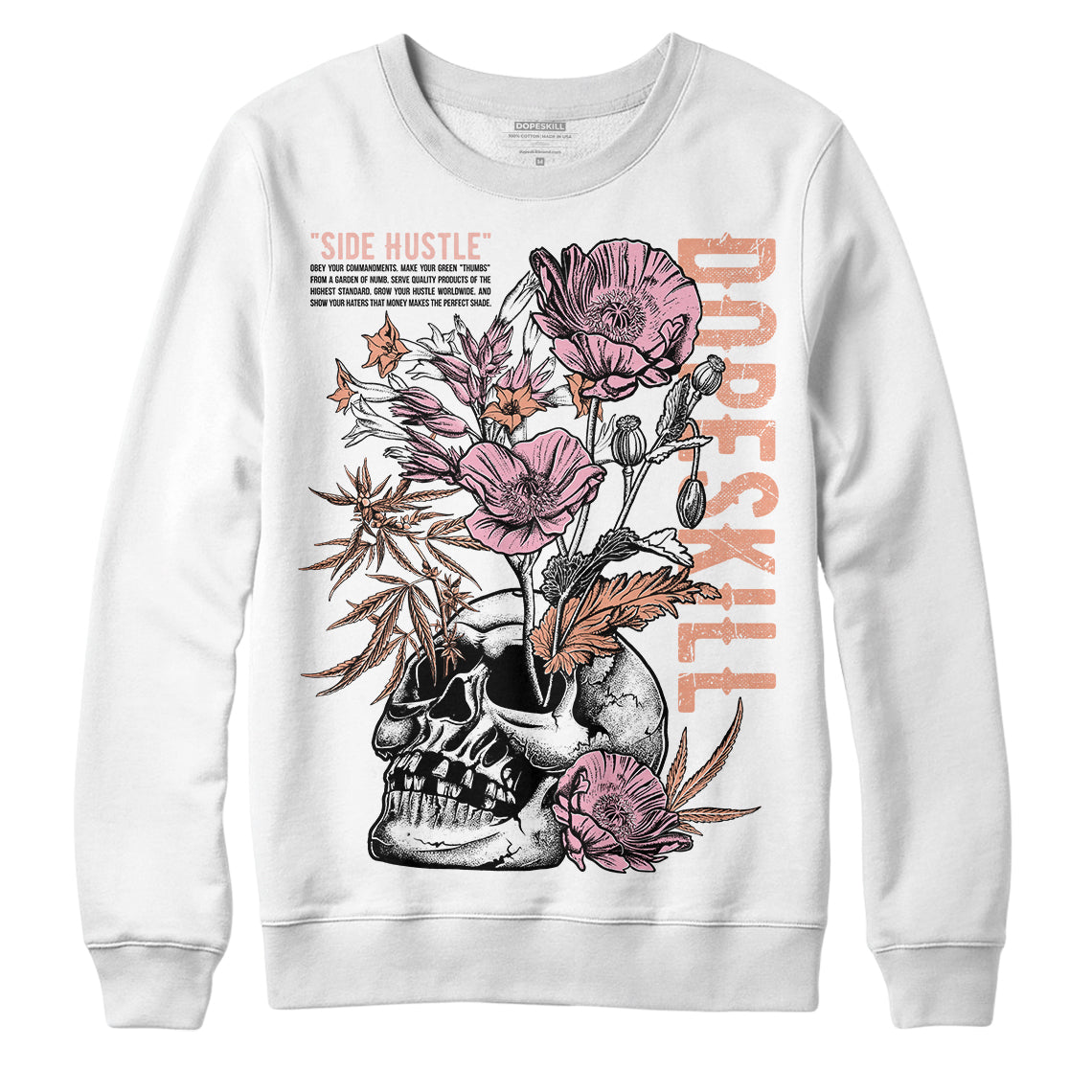 Legend Pink 11s DopeSkill Sweatshirt Side Hustle Graphic