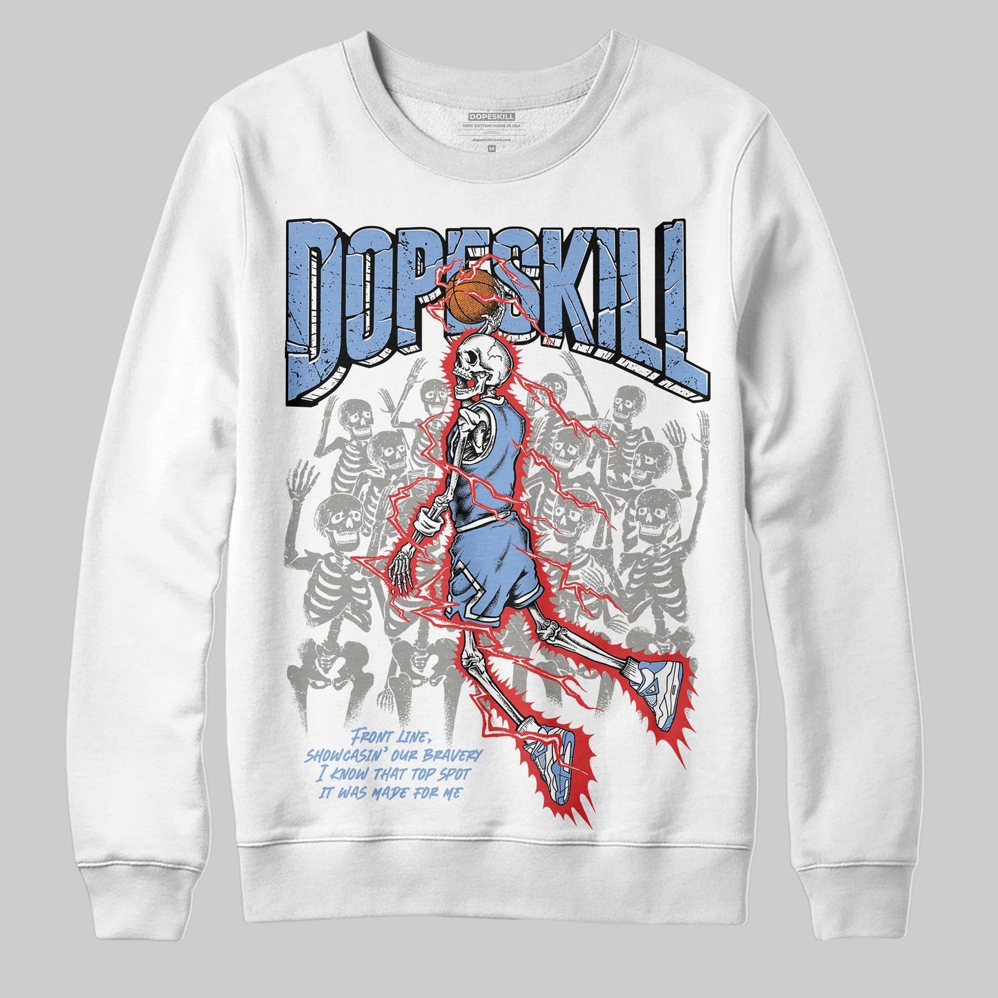 Forget Me Not 4s DopeSkill Sweatshirt Thunder Dunk Graphic