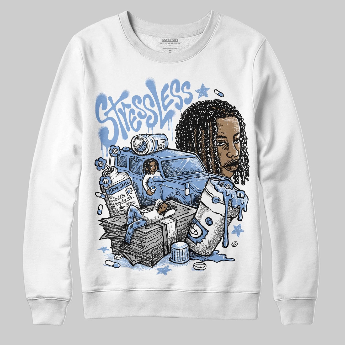 Forget Me Not 4s DopeSkill Sweatshirt Stressless Graphic