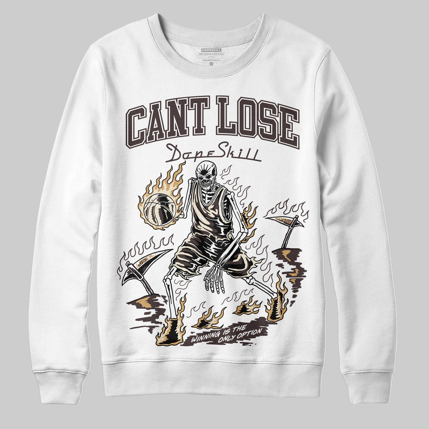 Earth 5s DopeSkill Sweatshirt Cant Lose Graphic