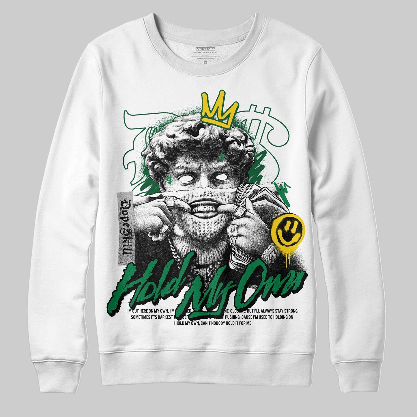 Green Collection DopeSkill Sweatshirt In My Way Graphic