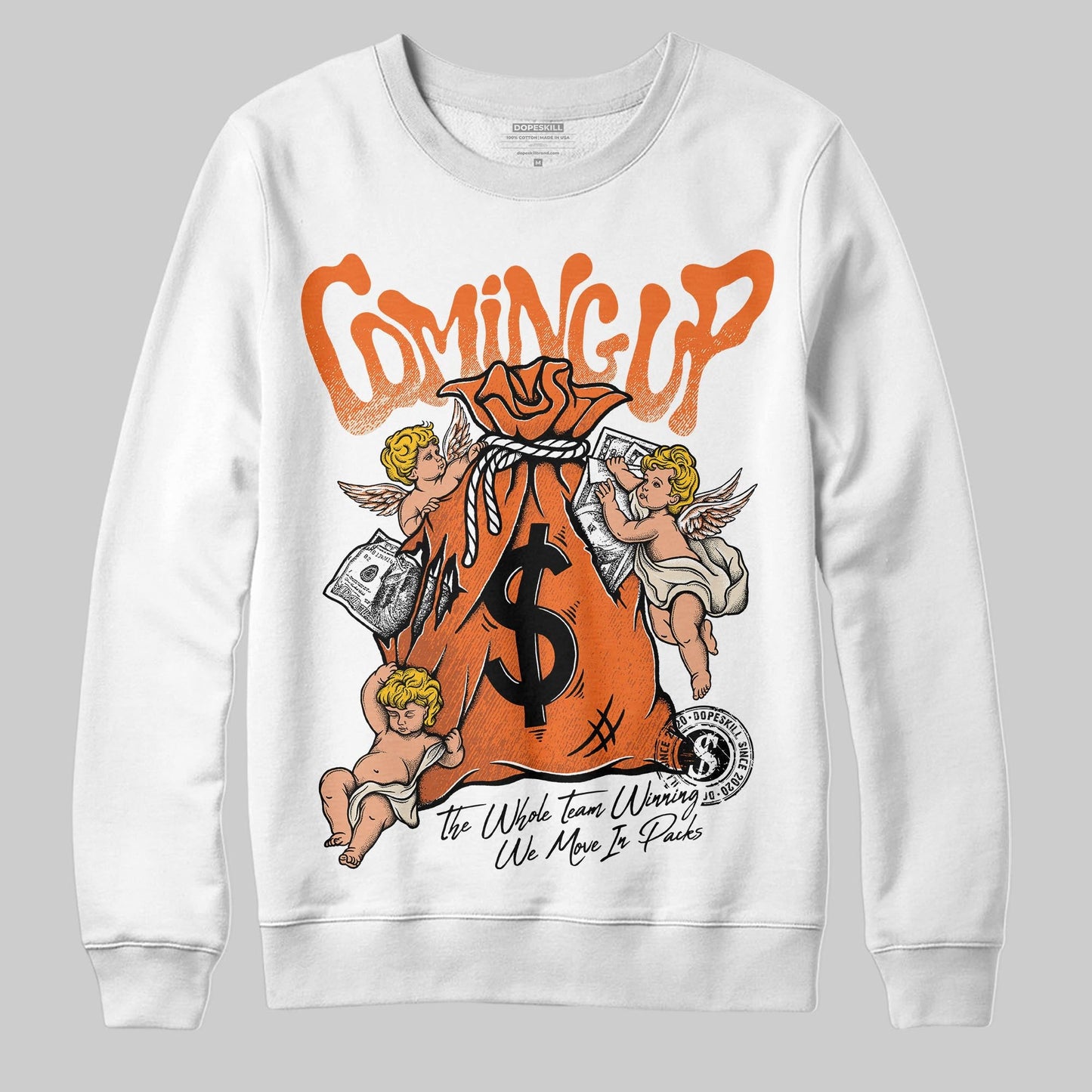 Starfish 3s DopeSkill Sweatshirt Money Bag Coming Up Graphic