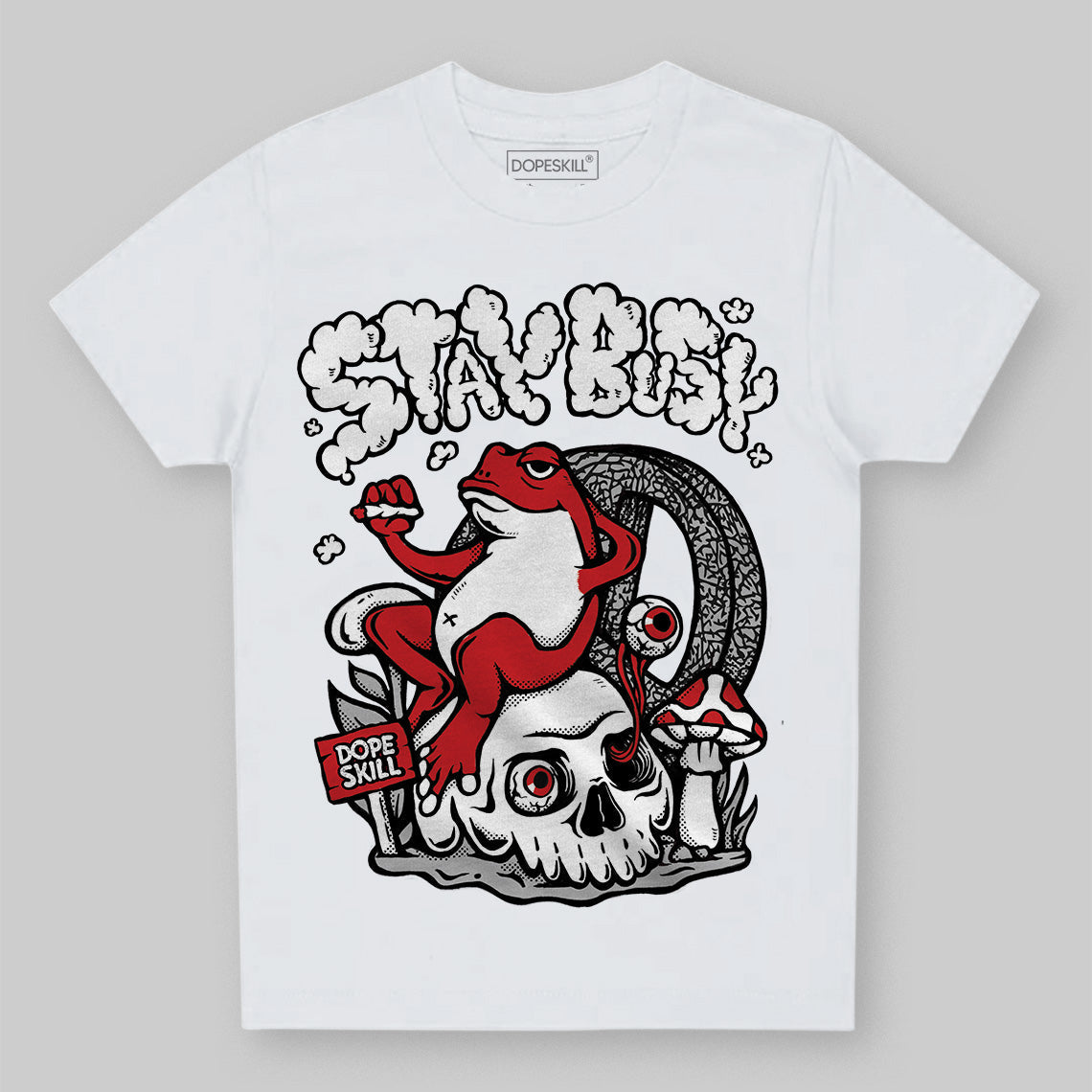 Black Cement 3s DopeSkill Toddler Kids T-shirt Stay Busy Graphic