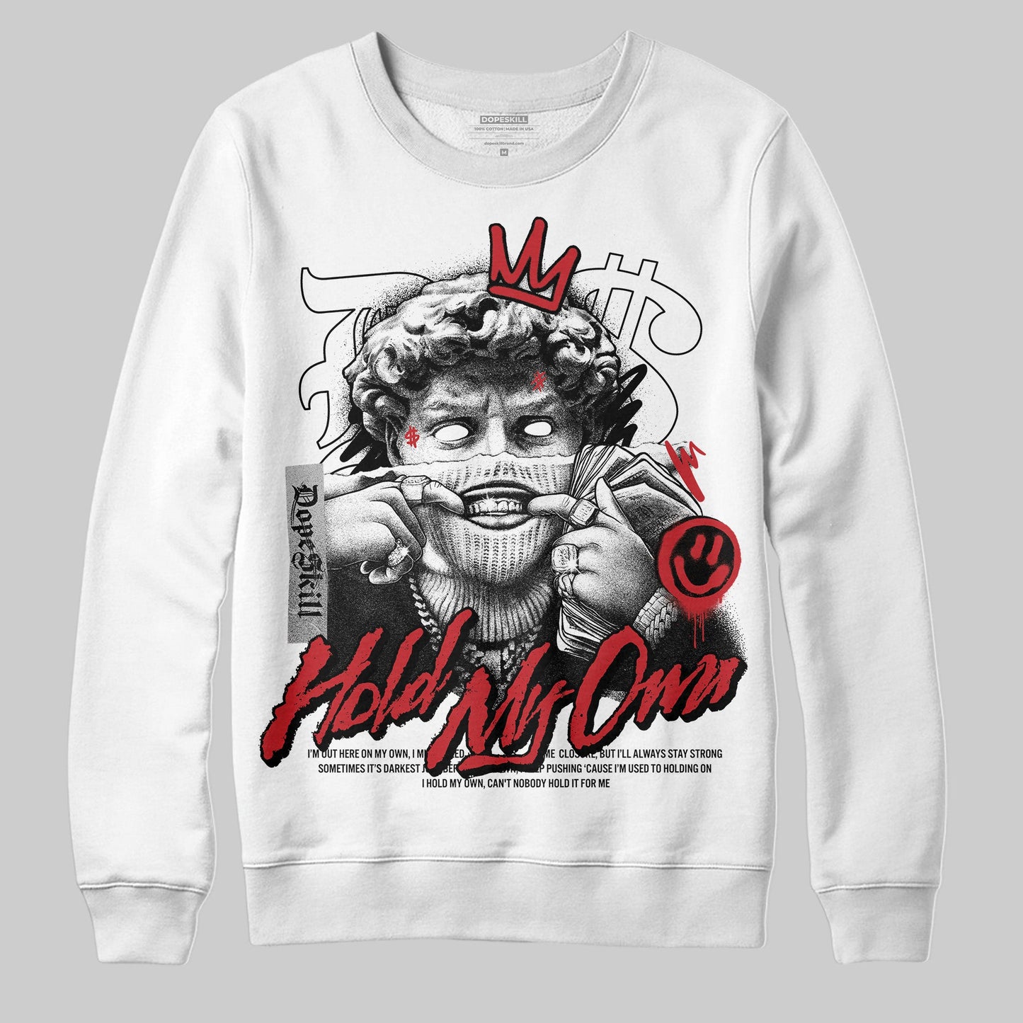 Bred 11s DopeSkill Sweatshirt In My Way Graphic