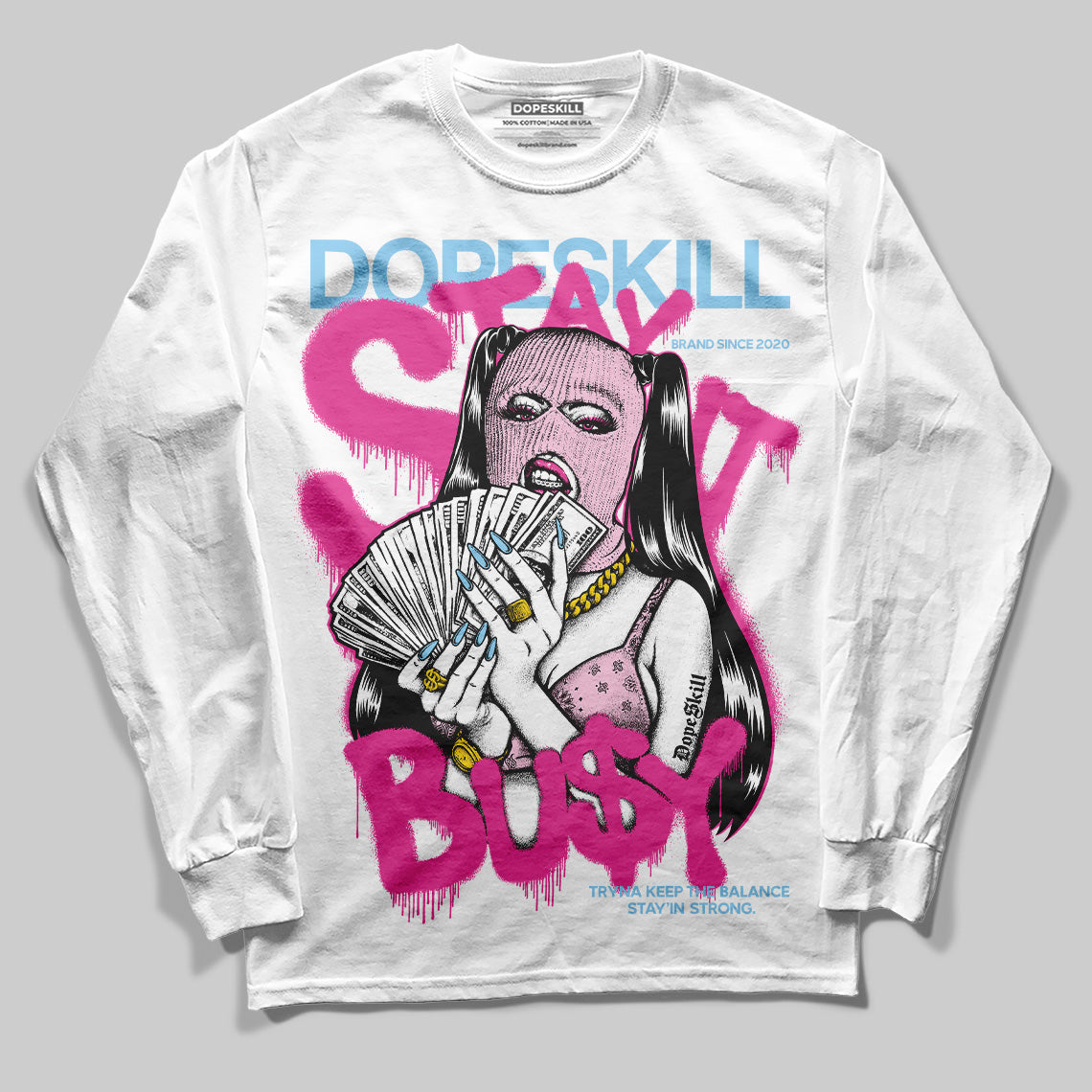 Doernbecher 6s DopeSkill Long Sleeve T-Shirt Stay It Busy Graphic