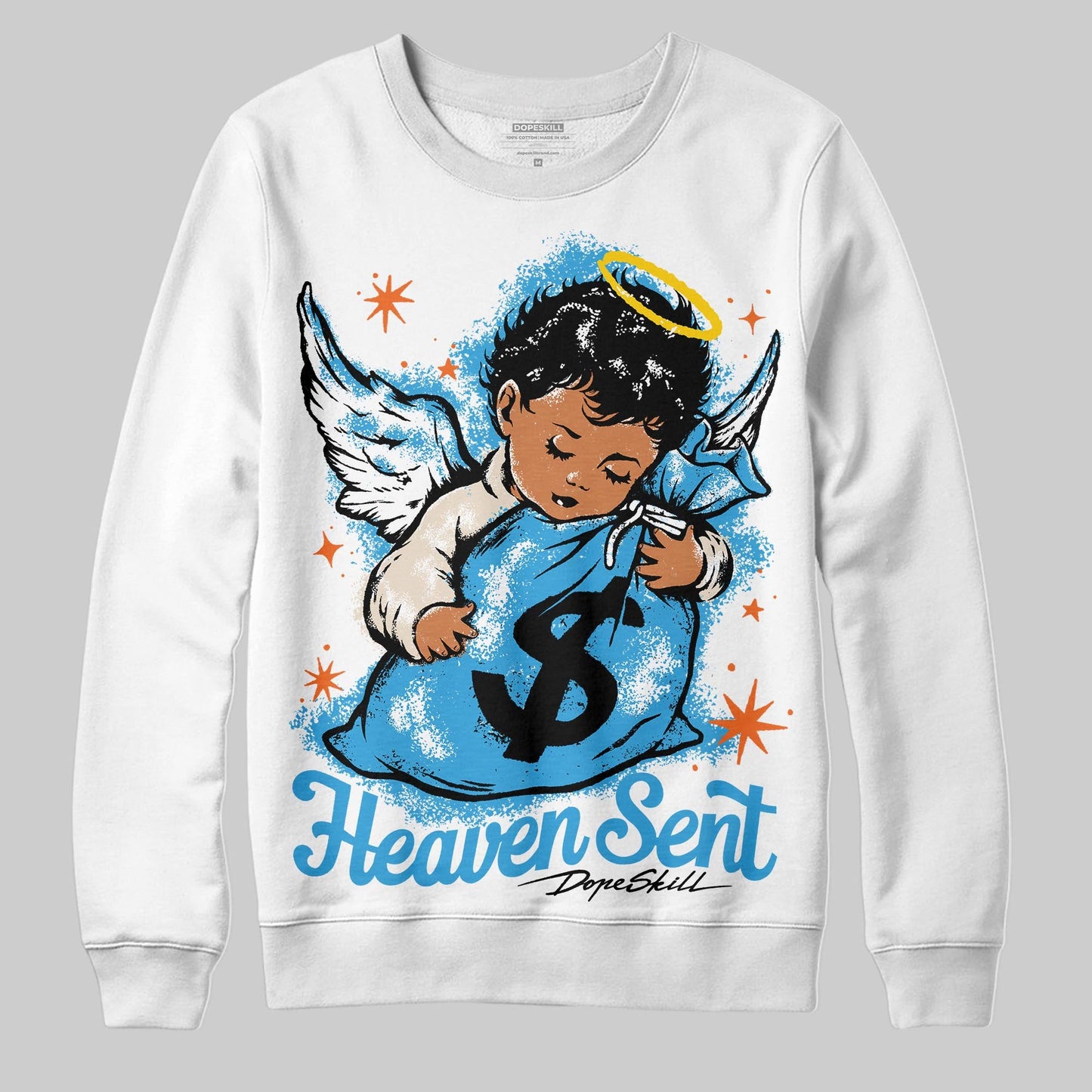 UNC Reimagined 1s DopeSkill Sweatshirt Heaven Sent Graphic