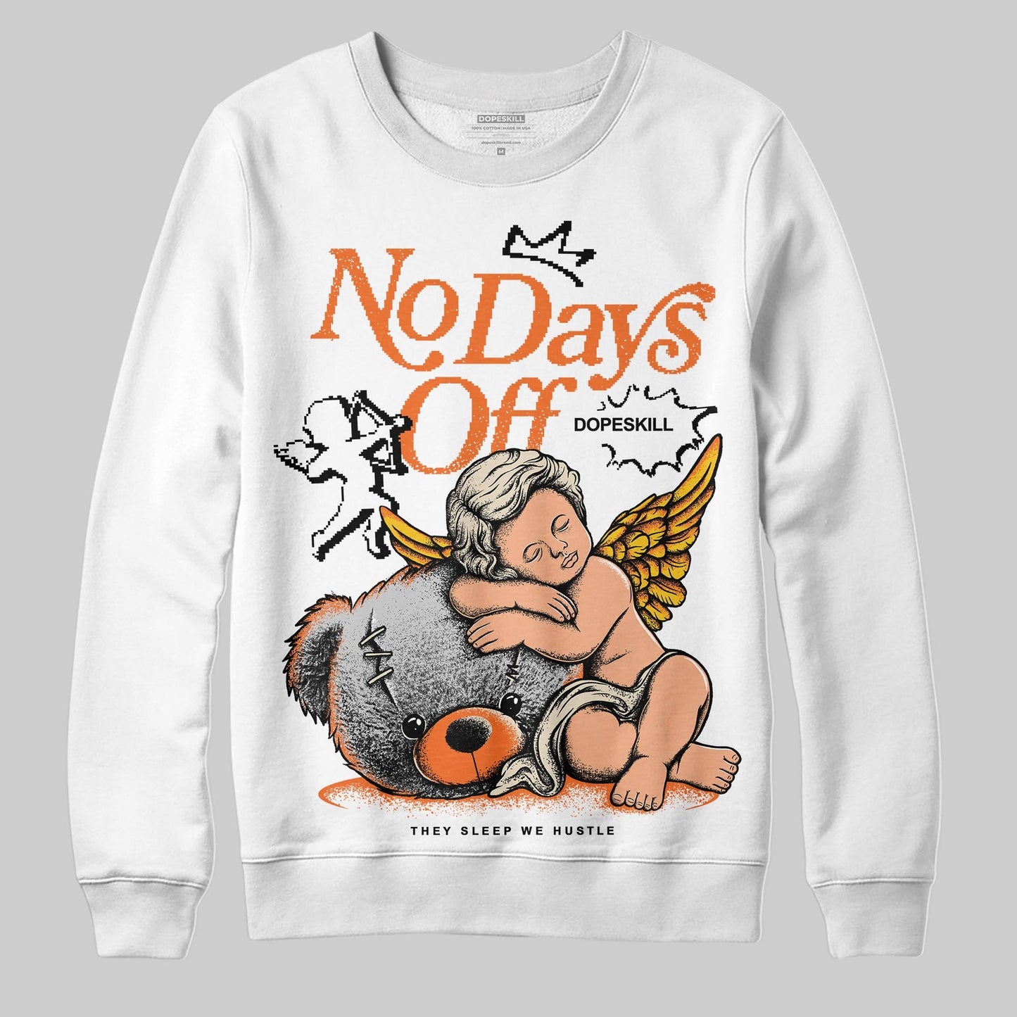 Starfish 3s DopeSkill Sweatshirt New No Days Off Graphic