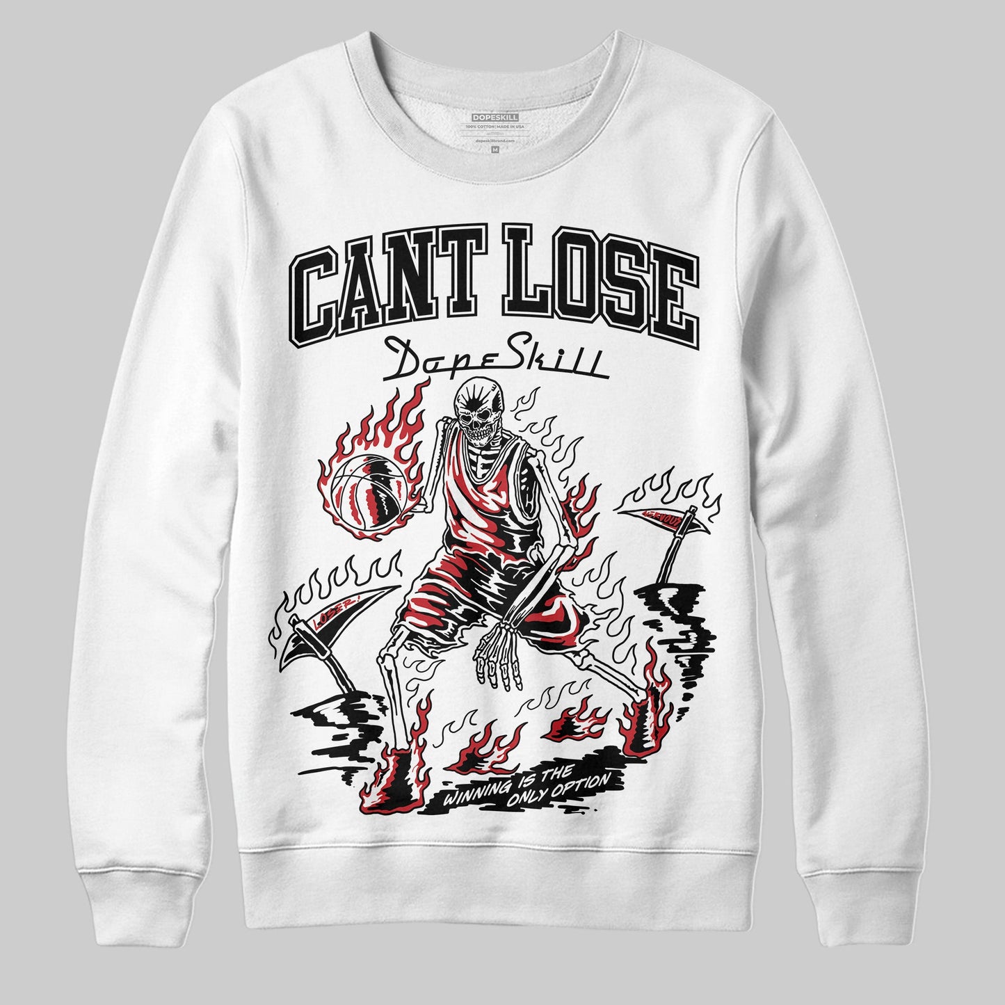 Bred Velvet 11s DopeSkill Sweatshirt Cant Lose Graphic