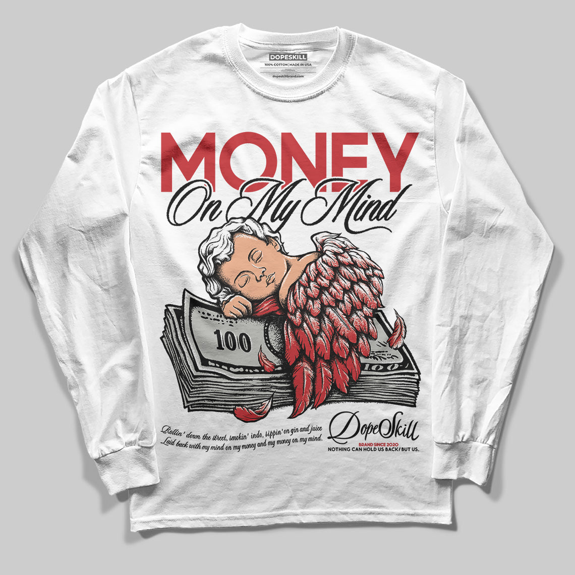 Bred 11s DopeSkill Long Sleeve T-Shirt MOMM Graphic