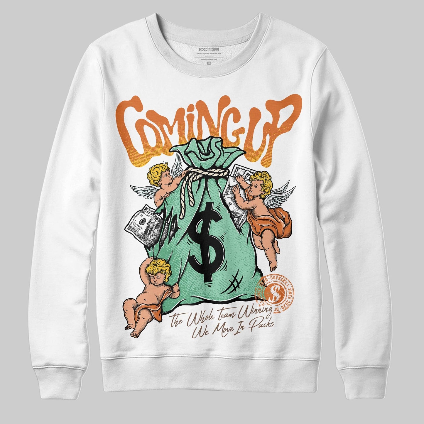 SB Dunk “Rodeo” DopeSkill Sweatshirt Money Bag Coming Up Graphic
