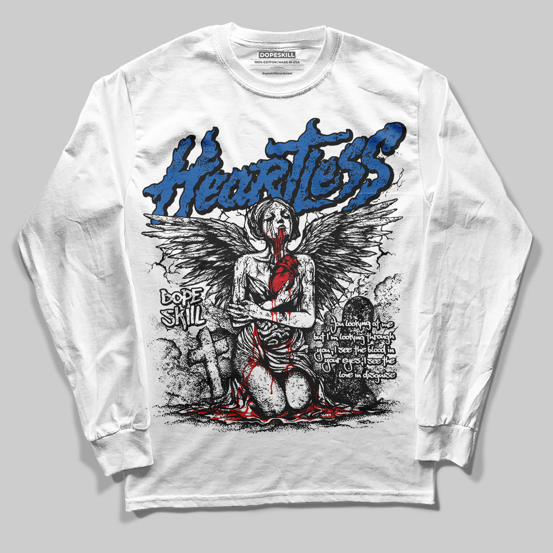 Space Jam 11s DopeSkill Long Sleeve T-Shirt Heartless Graphic