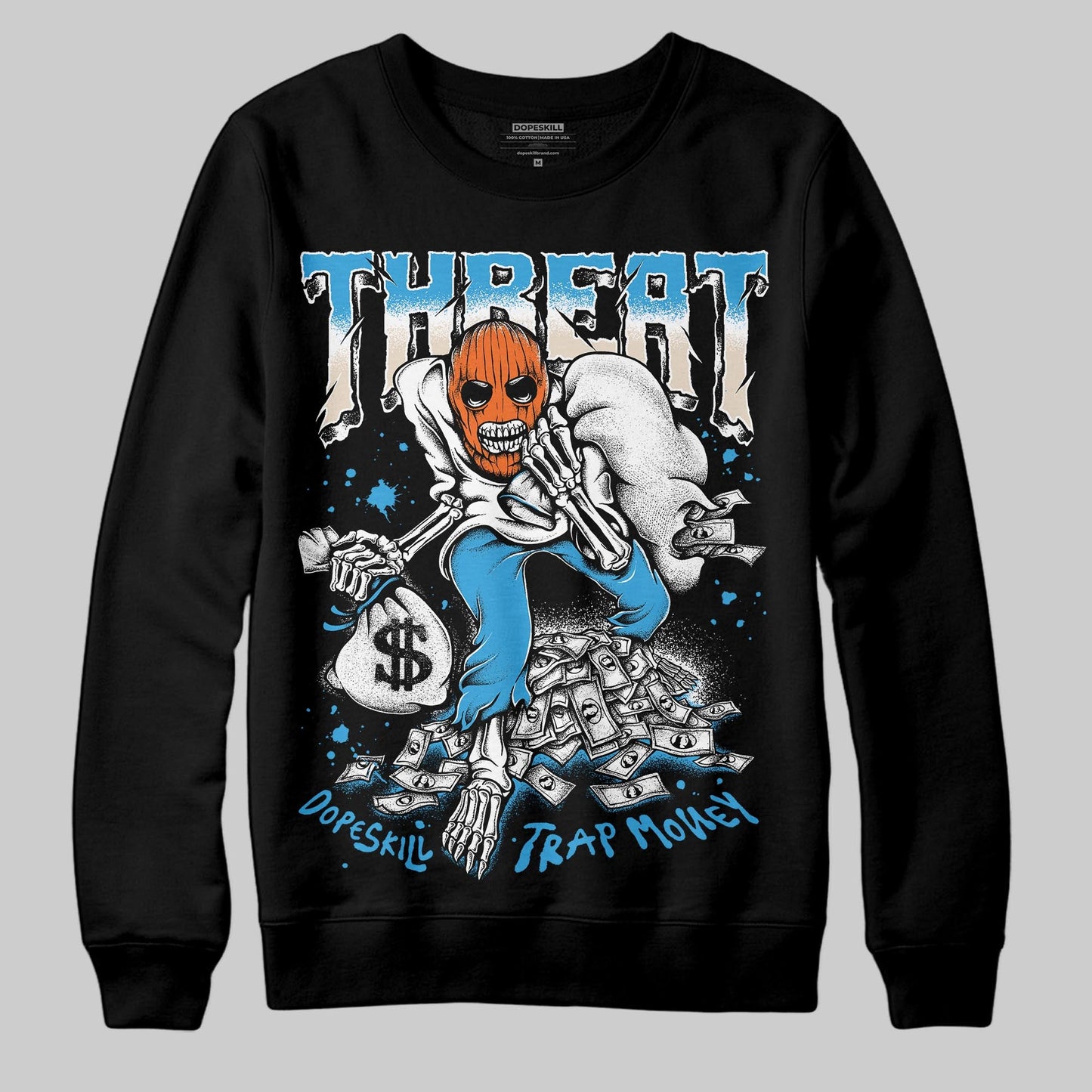 UNC Reimagined 1s DopeSkill Sweatshirt Threat Graphic