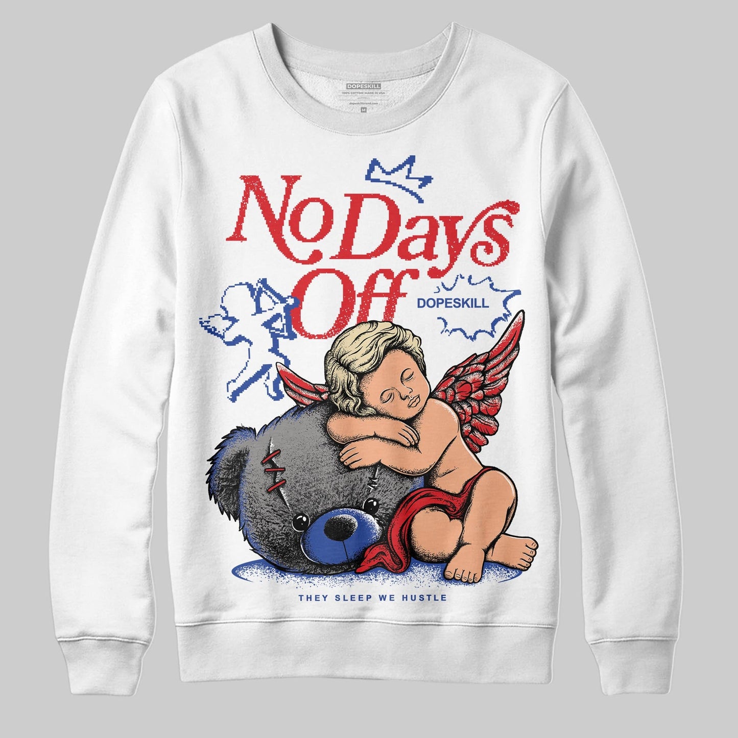 Seoul 2.0 3s DopeSkill Sweatshirt New No Days Off Graphic