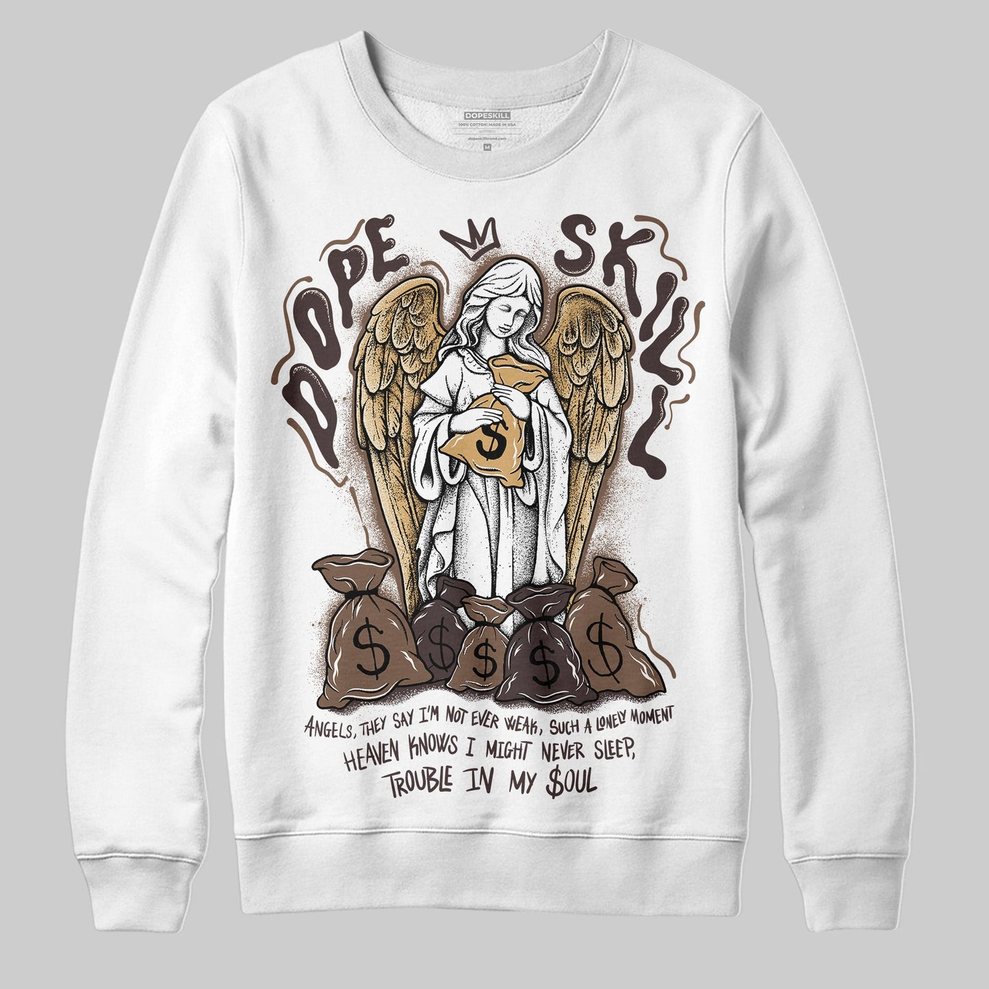 Earth 5s DopeSkill Sweatshirt Angels Graphic