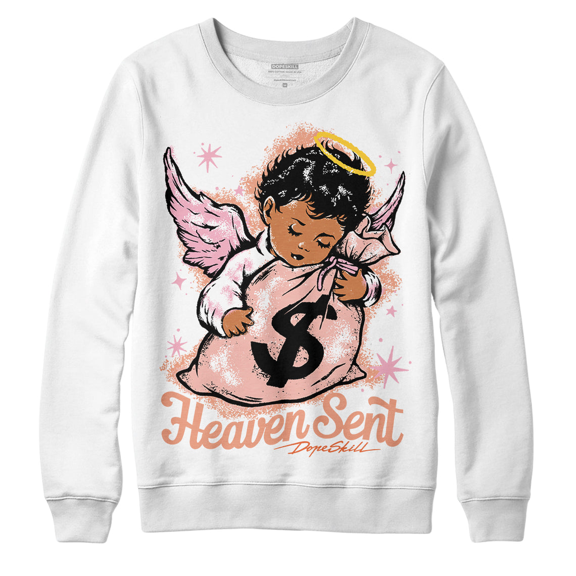 Legend Pink 11s DopeSkill Sweatshirt Heaven Sent Graphic