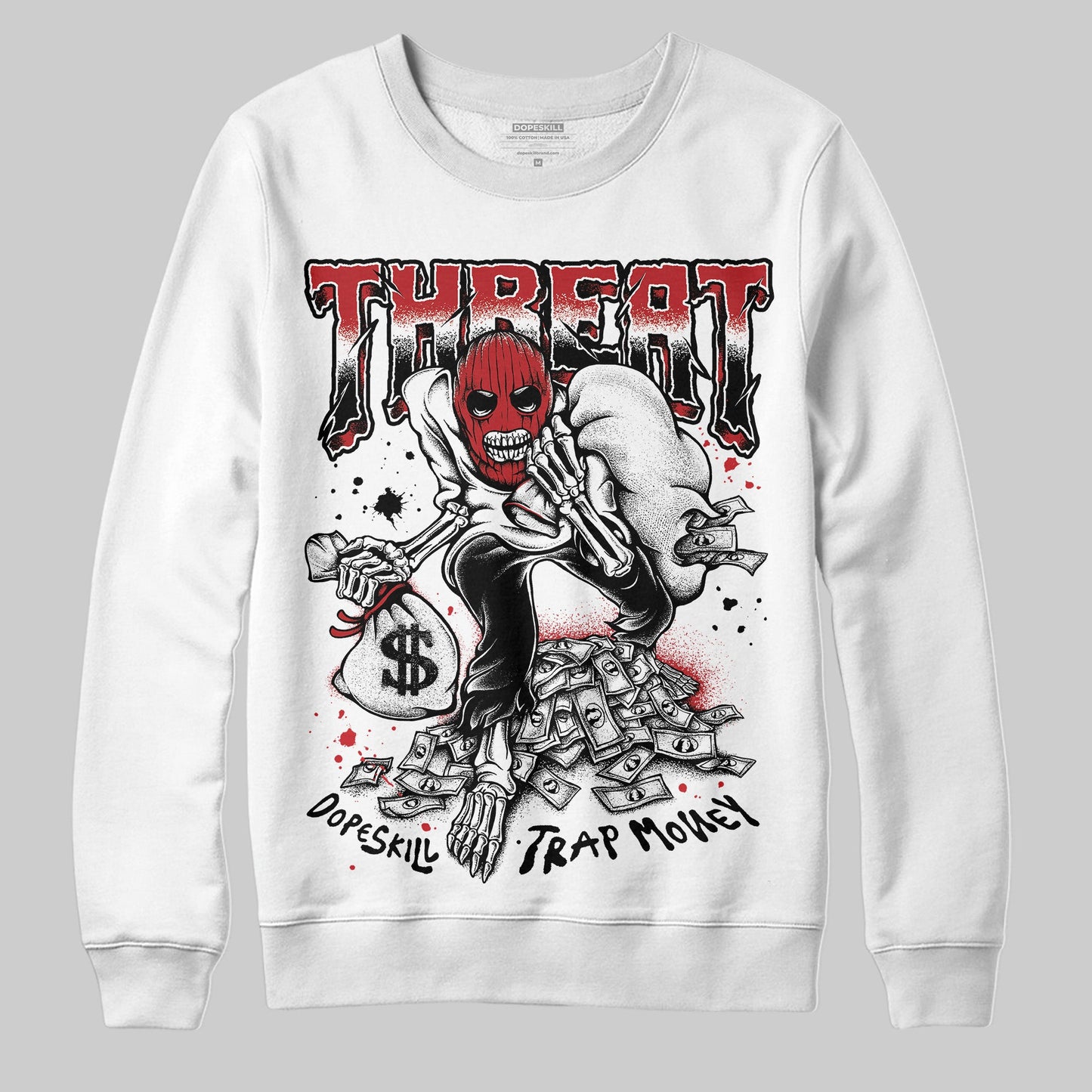 Black Toe Reimagined 1s DopeSkill Sweatshirt Threat Graphic
